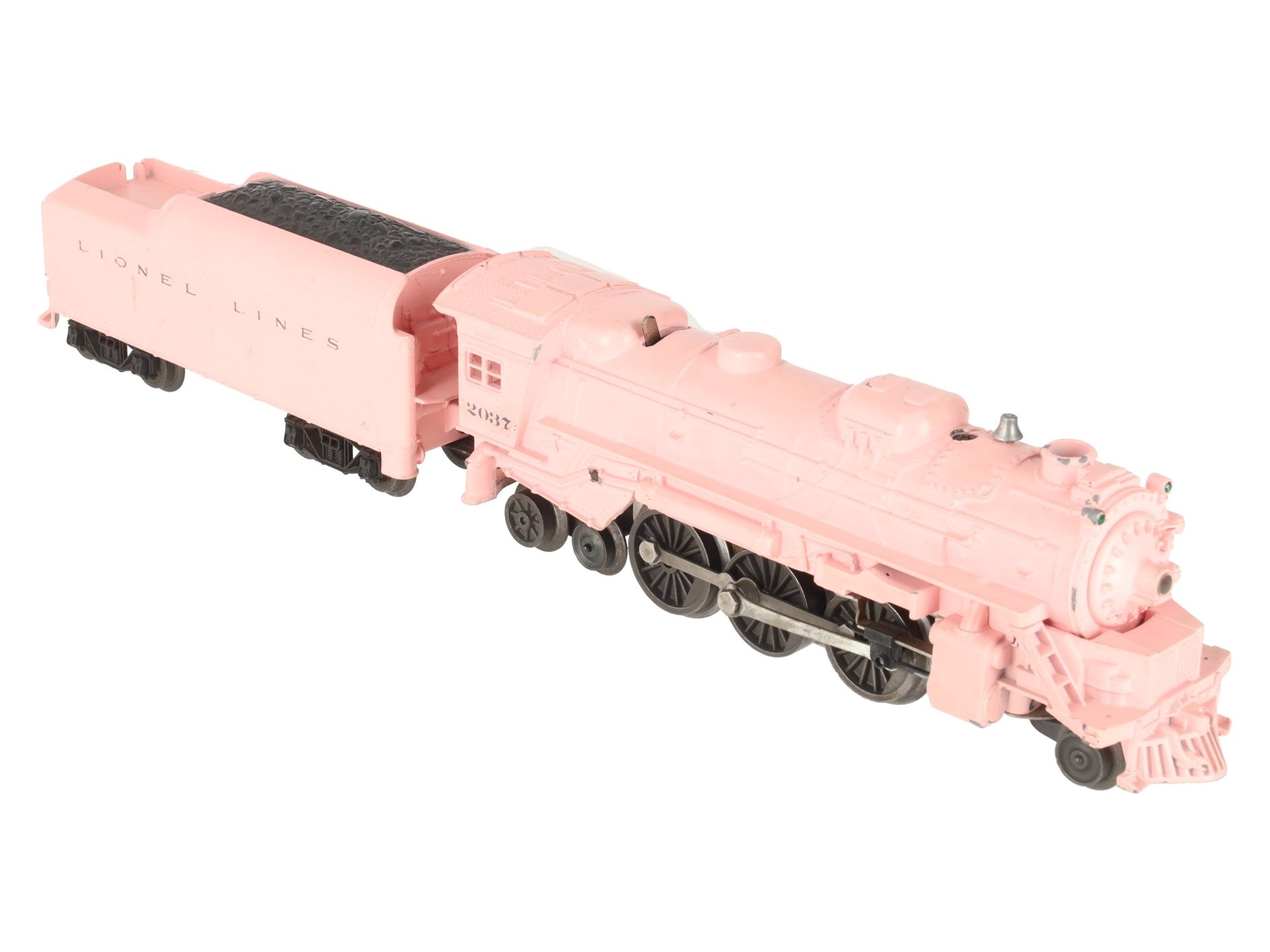 Lionel 2037-500 Vintage O Girls 2-6-4 Pink Steam Locomotive and Tender VG