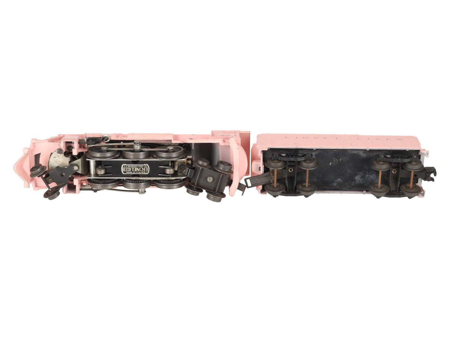 Lionel 2037-500 Vintage O Girls 2-6-4 Pink Steam Locomotive and Tender VG