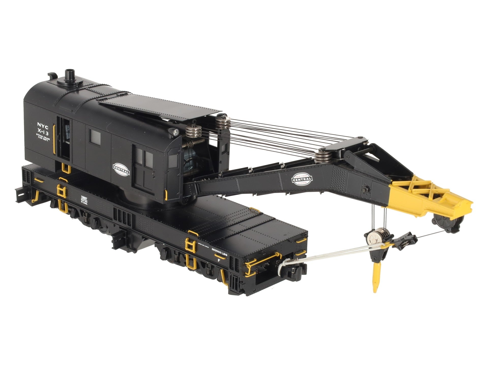 Lionel 6-19897 O Gauge New York Central TMCC Operating Crane Car #X-13 EX/Box