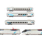 Bachmann 01202 HO Scale Amtrak "Acela" Express High-Speed Electric Train Set EX