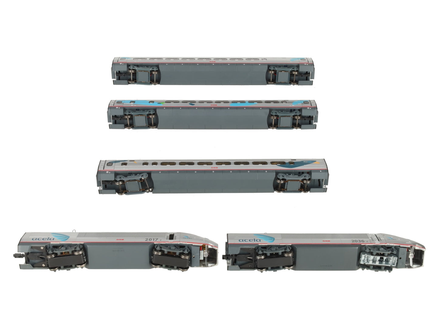 Bachmann 01202 HO Scale Amtrak "Acela" Express High-Speed Electric Train Set EX