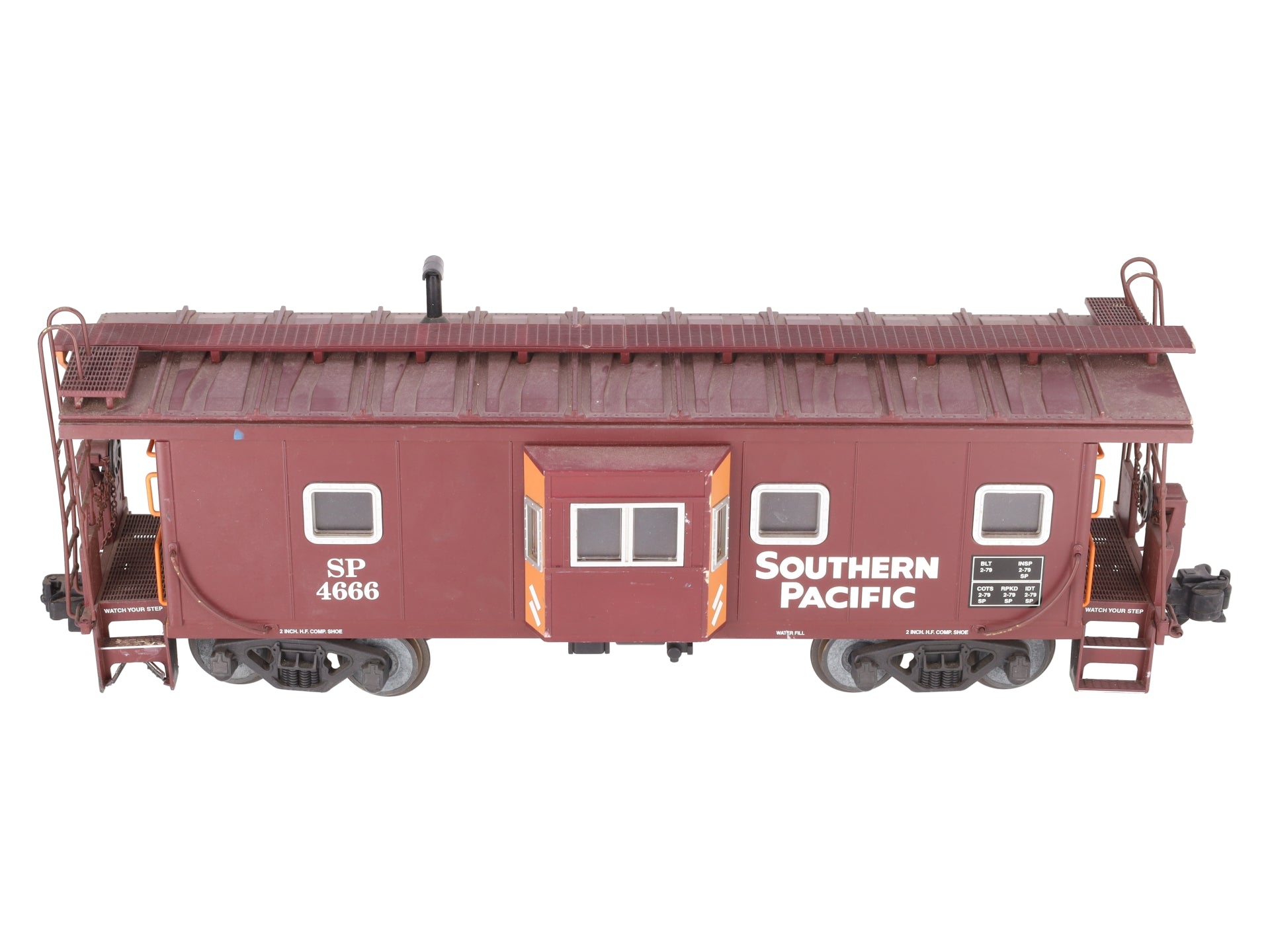USA Trains R12052 G Southern Pacific Illuminated Bay Window Caboose VG