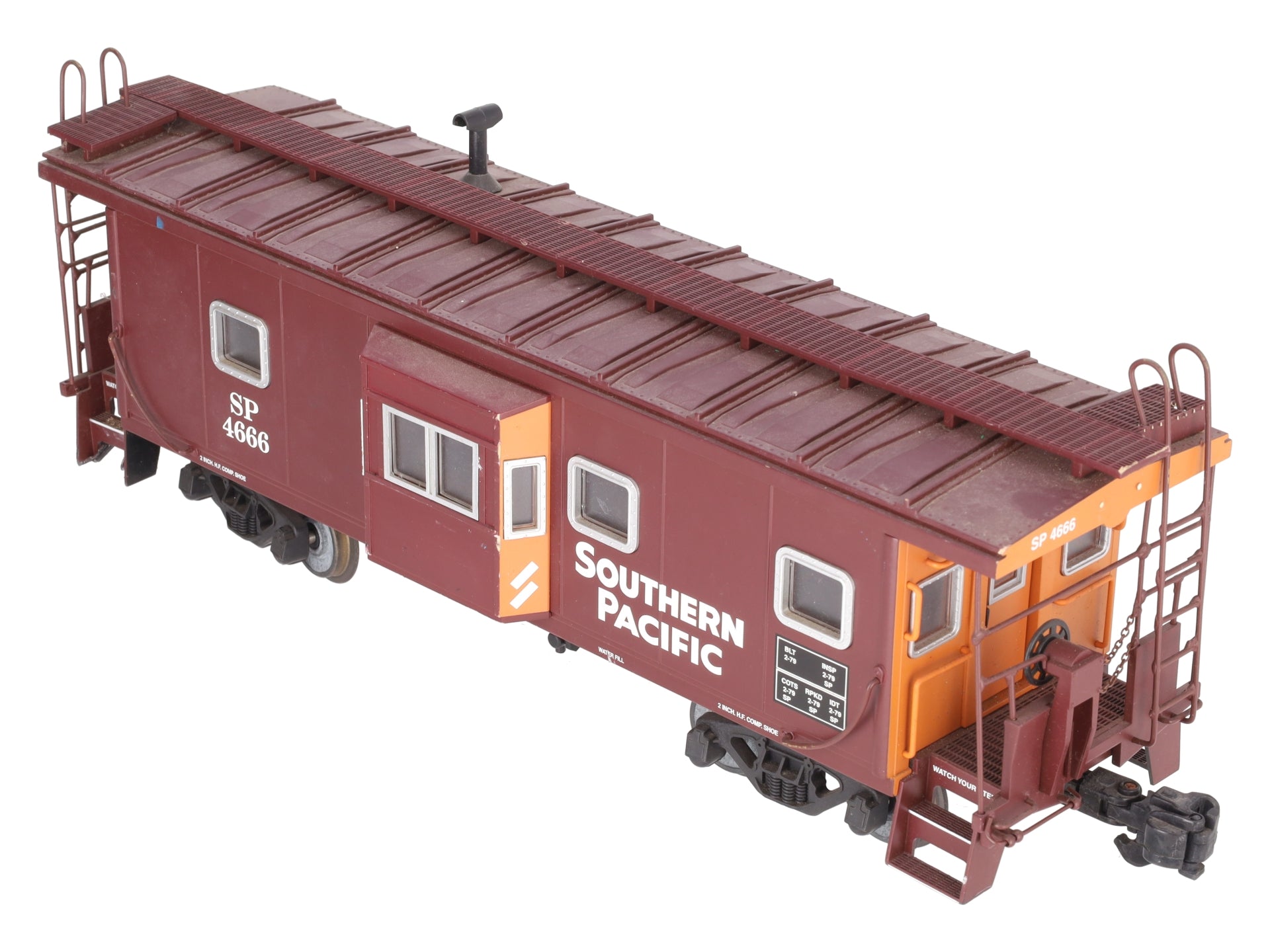 USA Trains R12052 G Southern Pacific Illuminated Bay Window Caboose VG