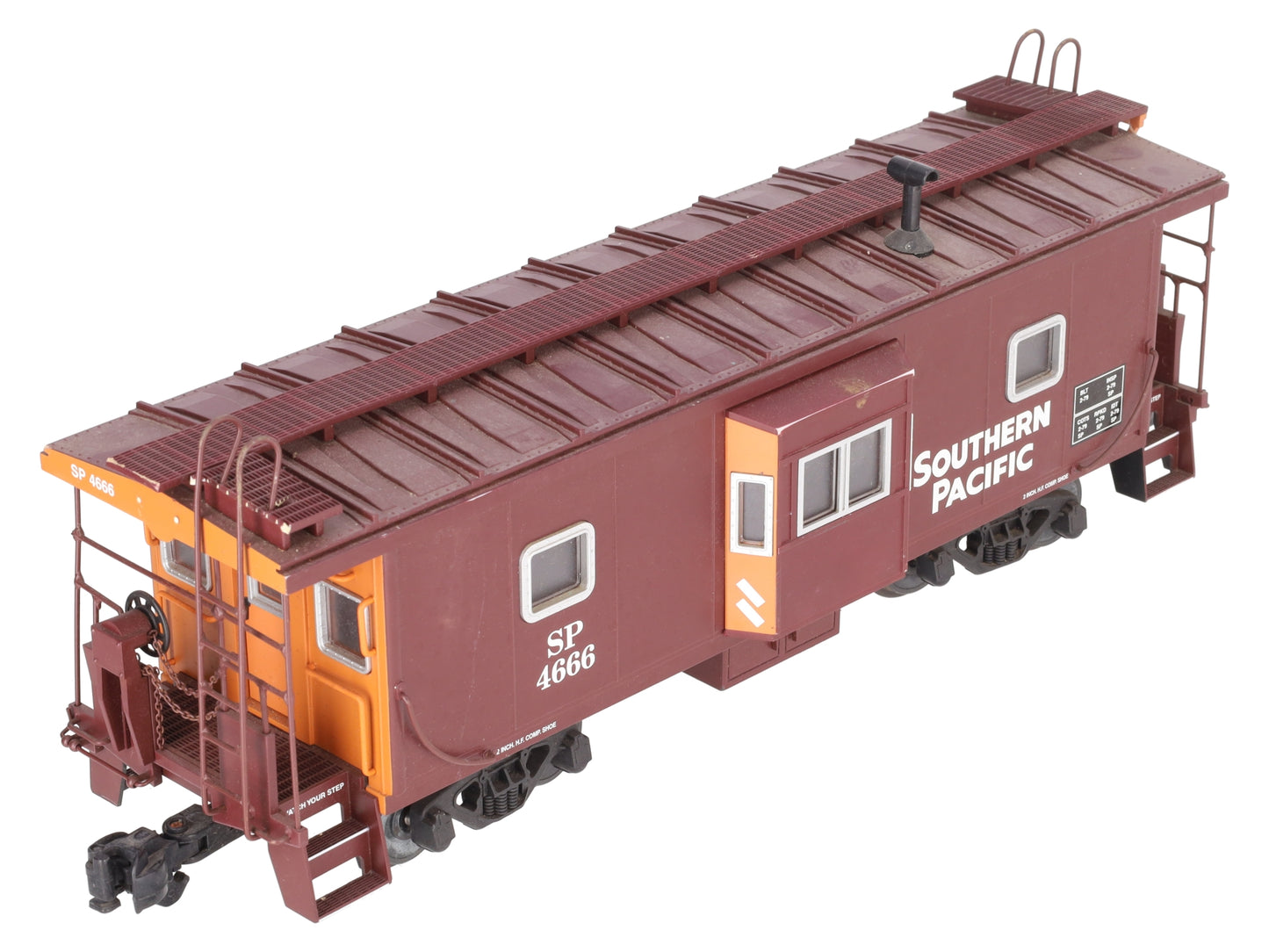 USA Trains R12052 G Southern Pacific Illuminated Bay Window Caboose VG