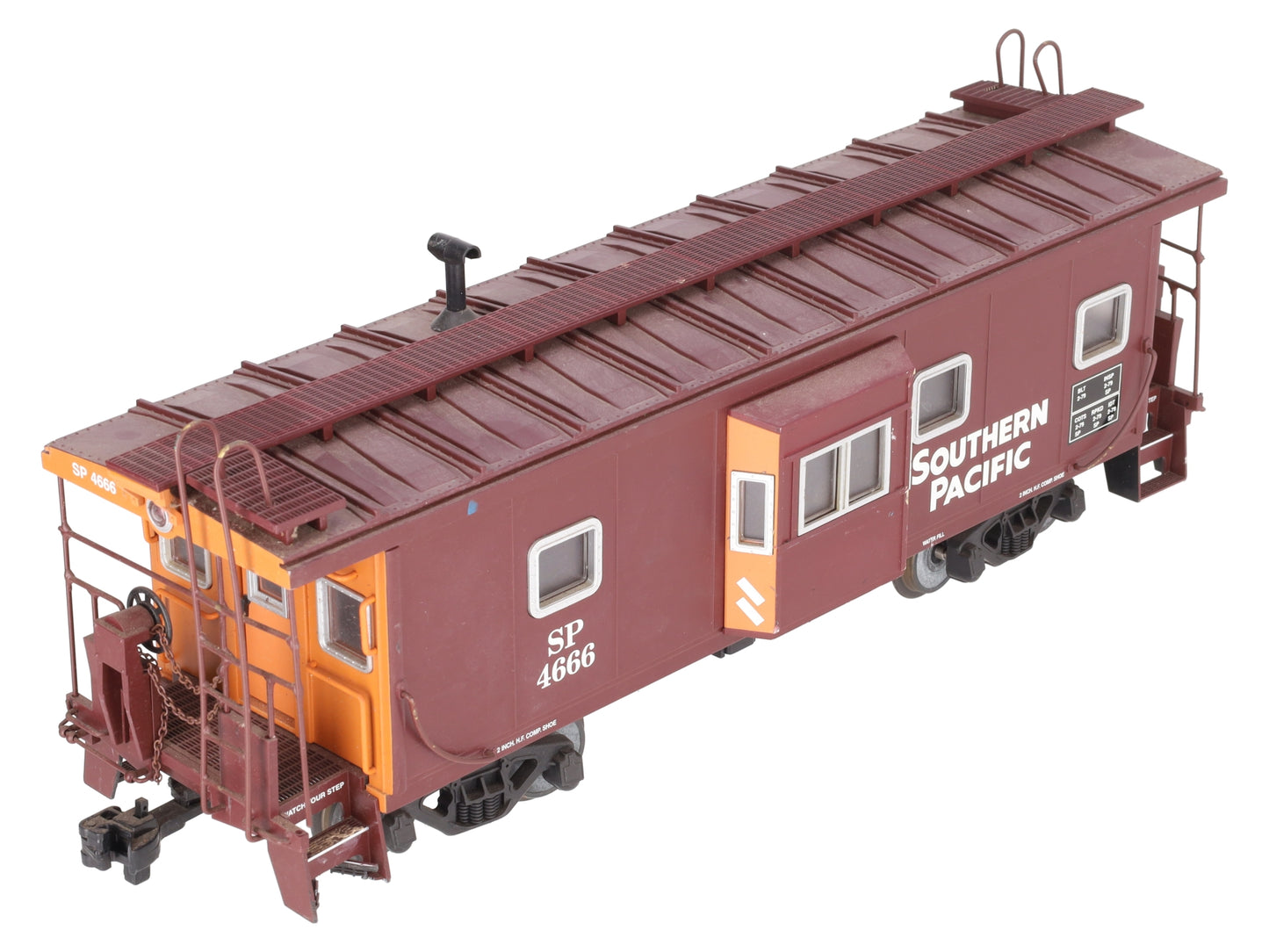 USA Trains R12052 G Southern Pacific Illuminated Bay Window Caboose VG