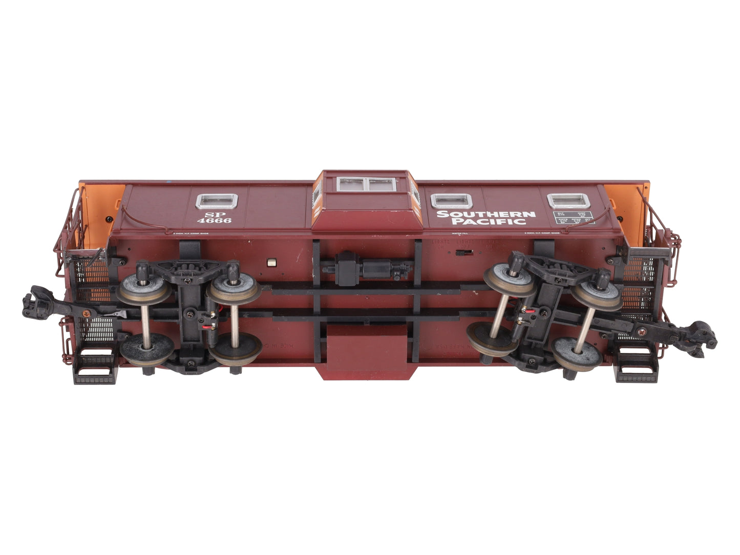 USA Trains R12052 G Southern Pacific Illuminated Bay Window Caboose VG