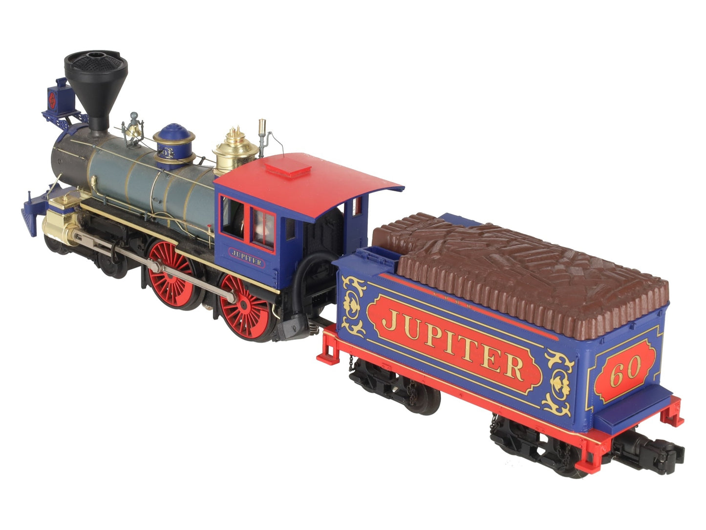 MTH 20-3237-1 O Central Pacific 4-4-0 American Steam Locomotive & Tender #60