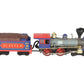 MTH 20-3237-1 O Central Pacific 4-4-0 American Steam Locomotive & Tender #60 EX/Box