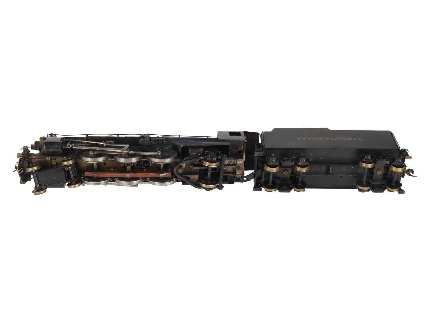 O Scale 2-Rail Brass Pennsylvania 4-6-2 Steam Locomotive & Tender Custom #5499 EX