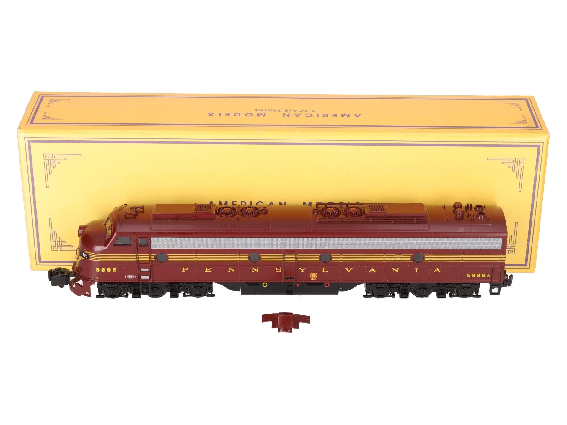 American Models S Pennsylvania EMD E8 A.C. Hi-Rail Diesel Locomotive #5894A EX/Box