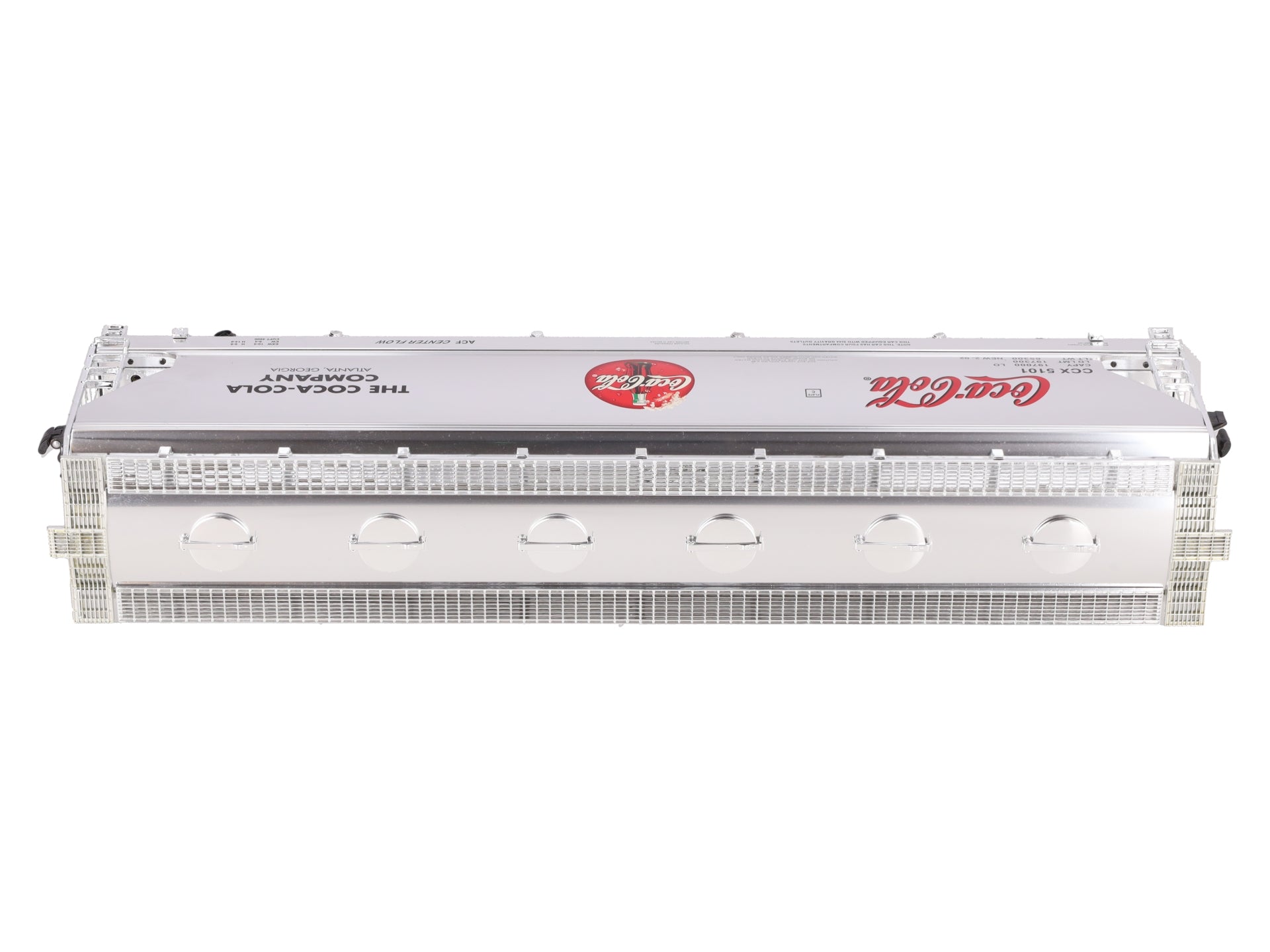 K-Line K6244-5101 O Gauge Coca-Cola Aluminum 4 Bay Hopper Car #5101 LN/Box