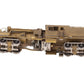 Pacific Fast Mail BRASS HO Unpainted Steam Logging Heisler 2-TRUCK Locomotive EX