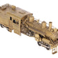 Pacific Fast Mail BRASS HO Unpainted Steam Logging Heisler 2-TRUCK Locomotive EX