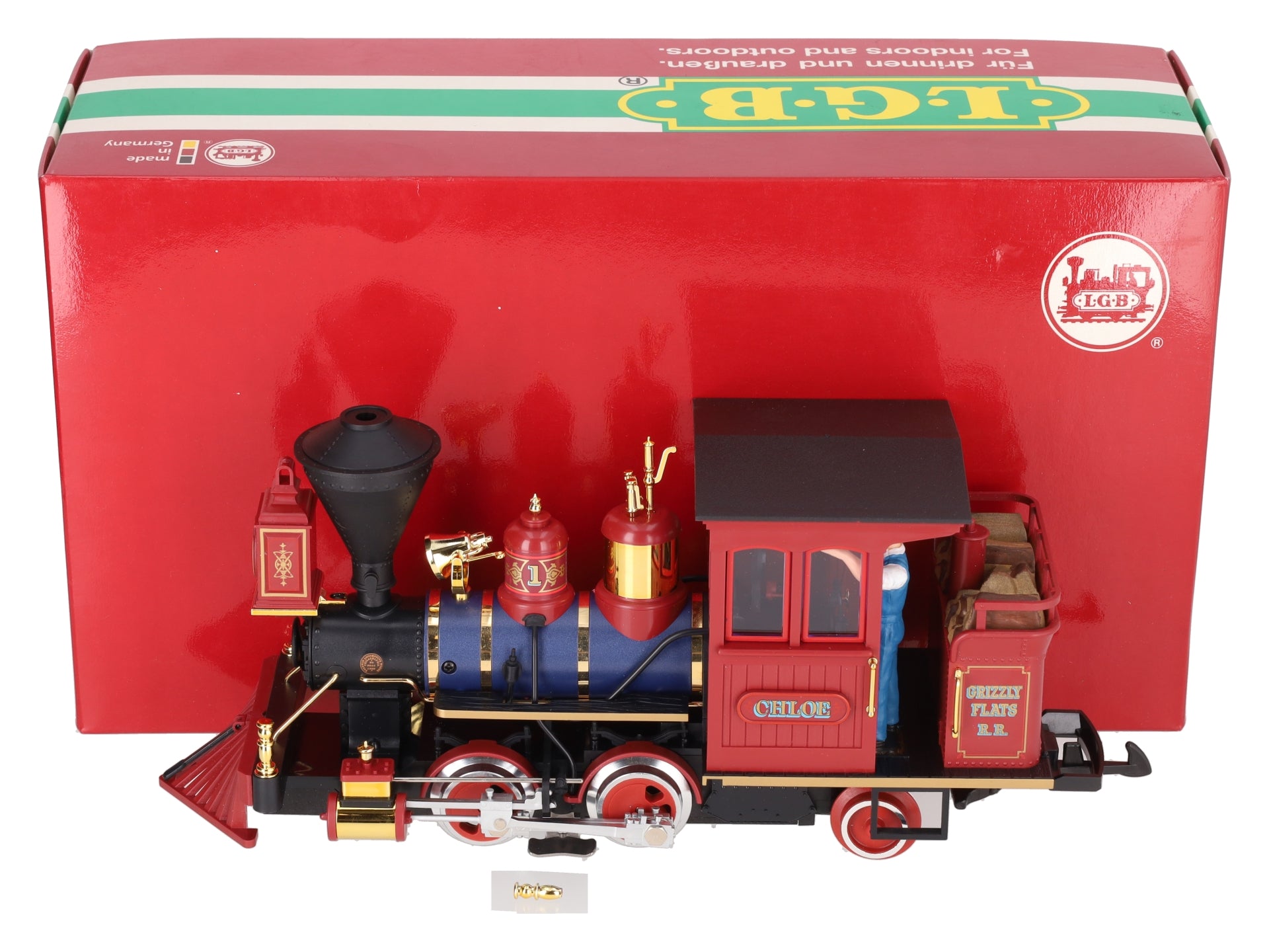 LGB 20130 G Scale Grizzly Flats Chloe Steam Locomotive EX/Box