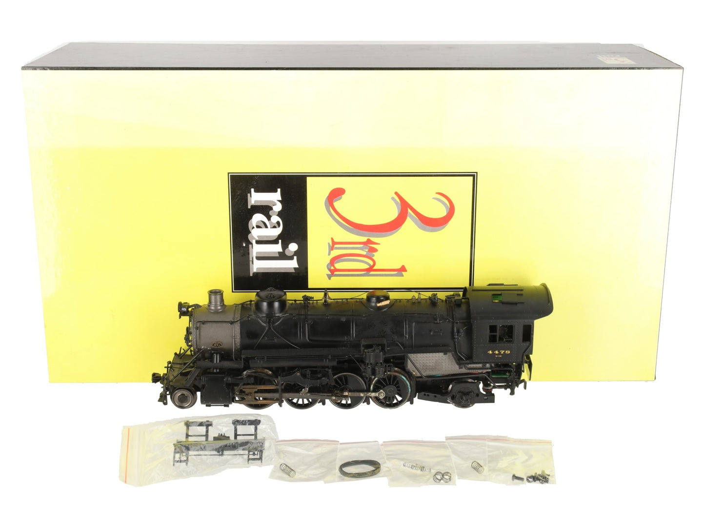 3rd Rail 4478 O BRASS Baltimore & Ohio Q-4B Mikado Steam Locomotive #4478 EX/Box