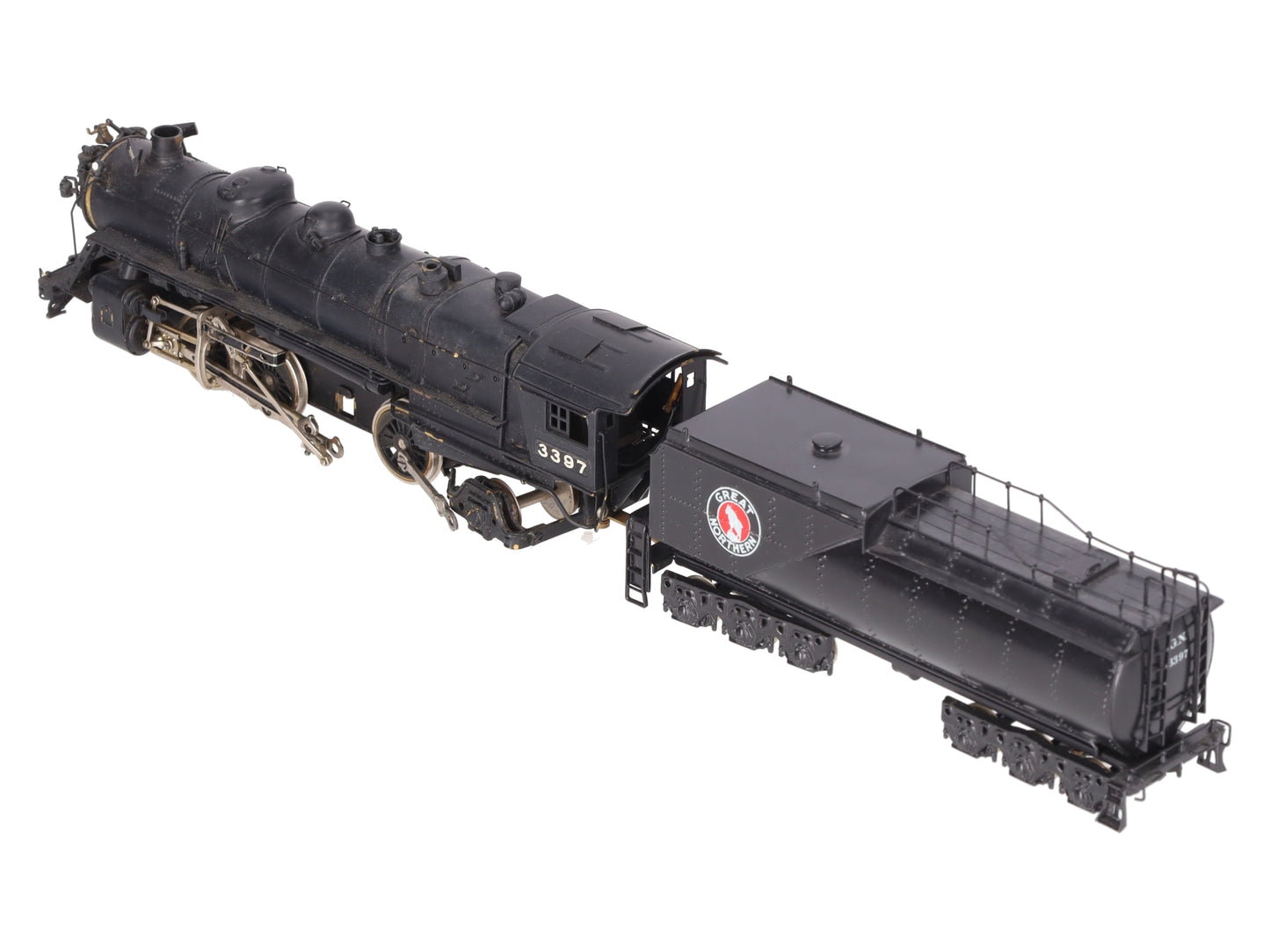 Tenshodo BRASS HO Scale Great Northern 2-8-2 Steam Locomotive & Tender #3397