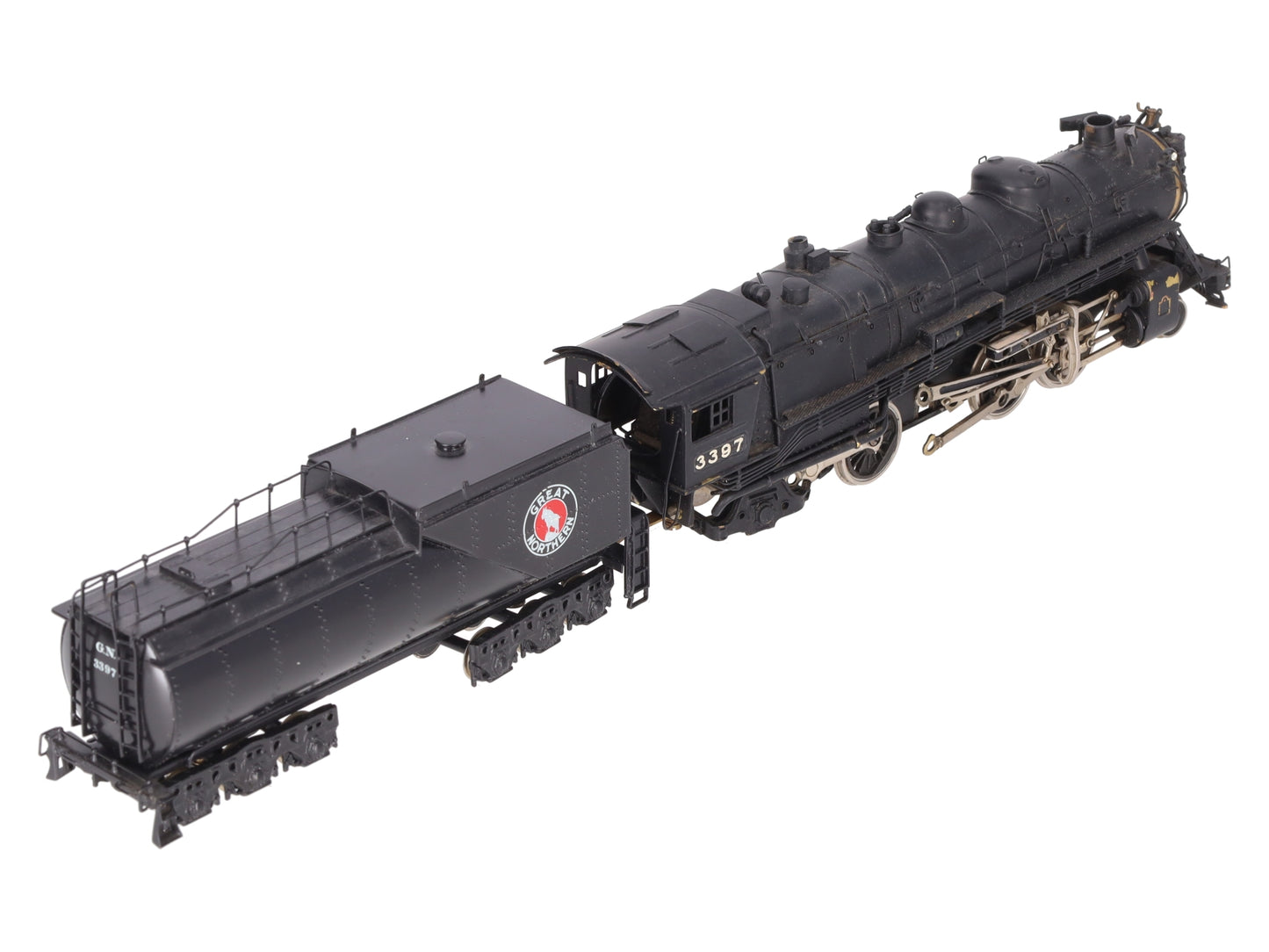 Tenshodo BRASS HO Scale Great Northern 2-8-2 Steam Locomotive & Tender #3397