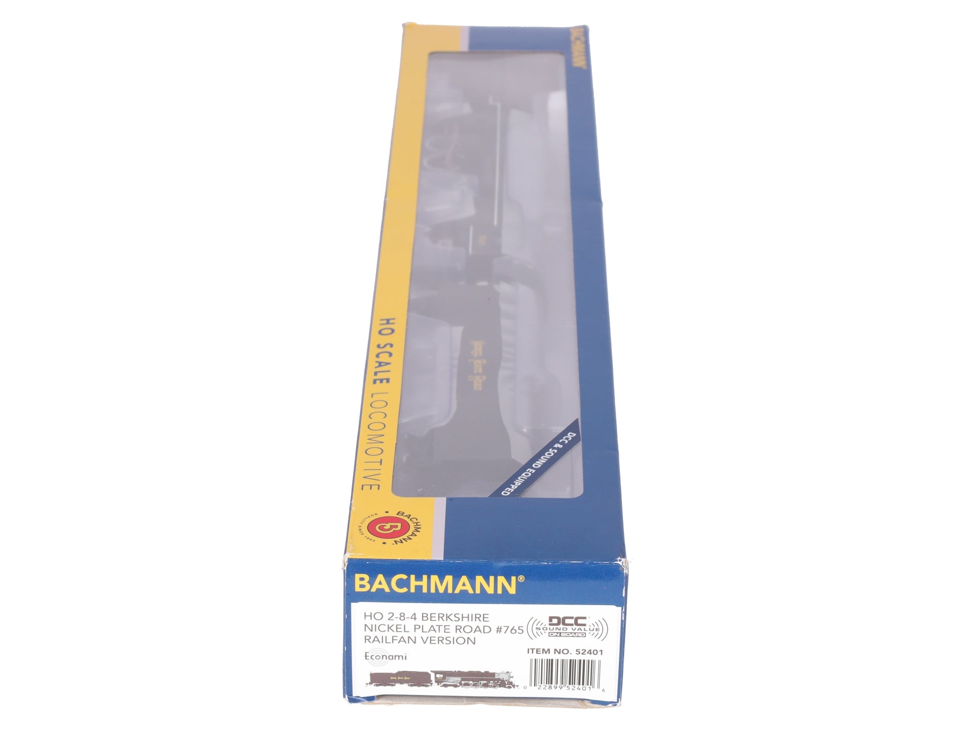 Bachmann 52401 HO Nickel Plate 2-8-4 Berkshire Steam Loco & Tender w/Sound & DCC LN/Box