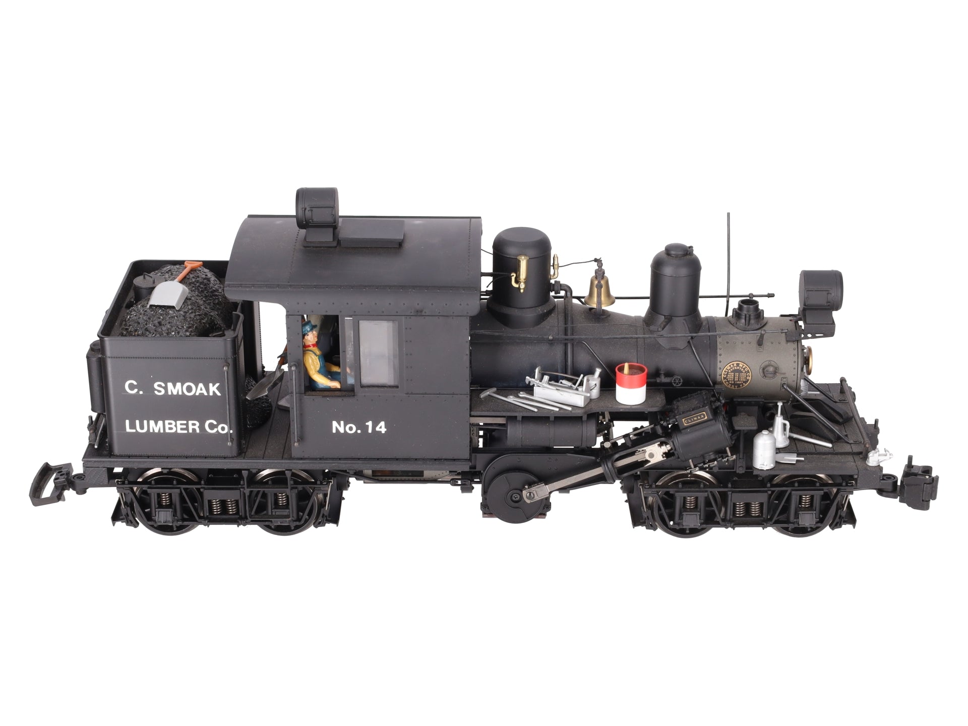 Bachmann 81181 G Climax Class B 25 Ton Steam Locomotive VG/Box