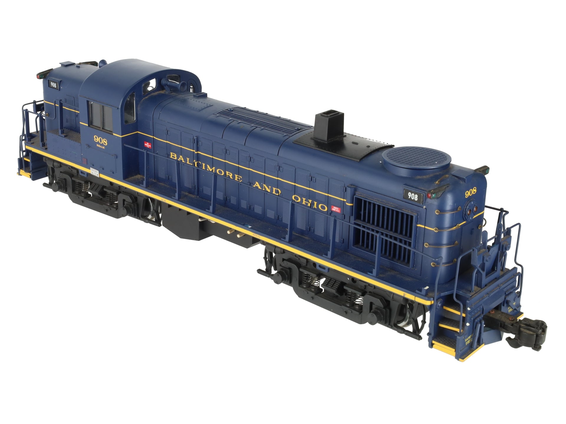 Aristo-Craft 22213 G Scale Baltimore & Ohio RS-3 Diesel Locomotive #908 VG/Box