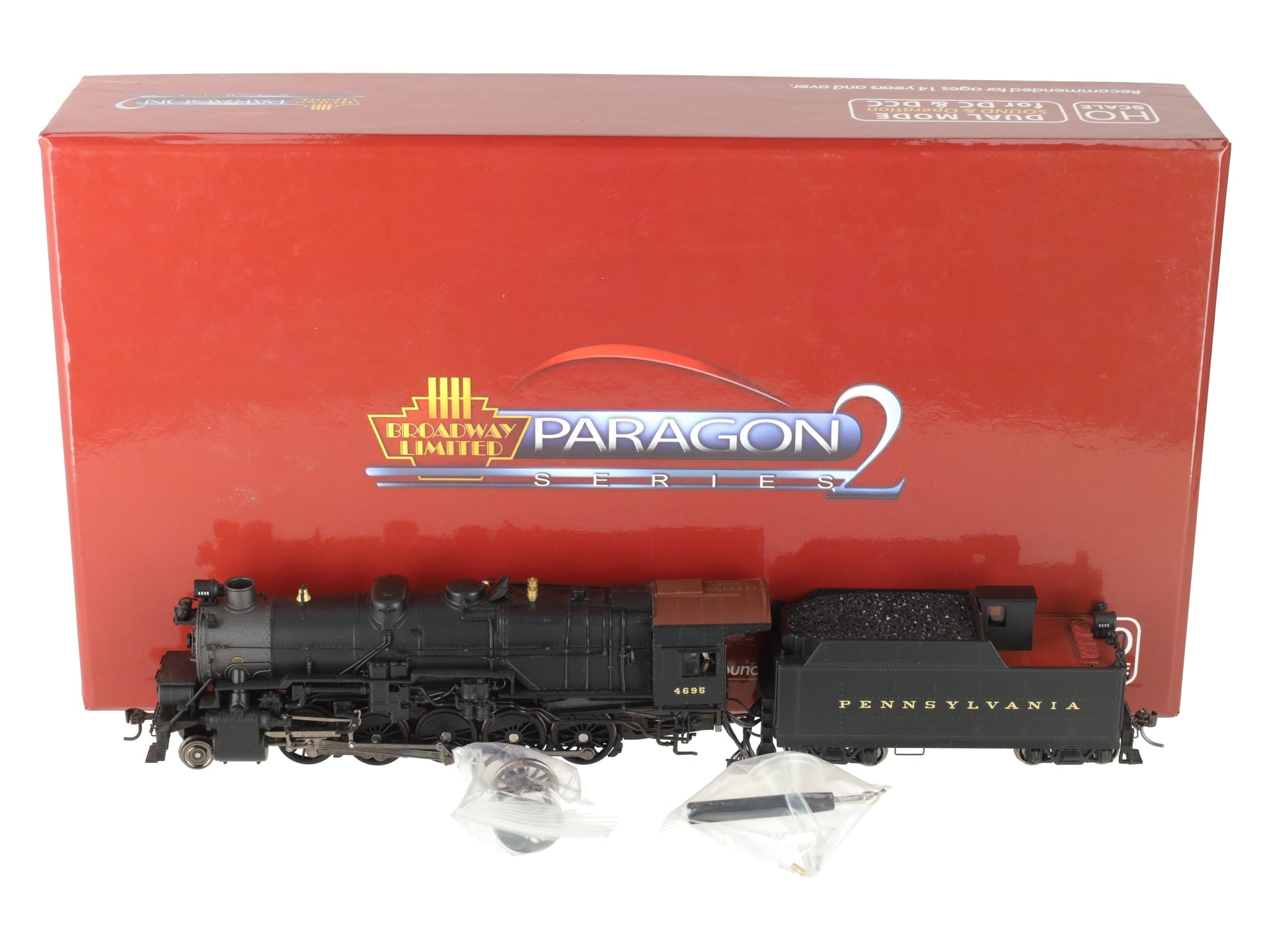 Broadway Limited 2051 HO Pennsylvania Steam I1sa 2-10-0, 90F82 Tender #4695 LN/Box