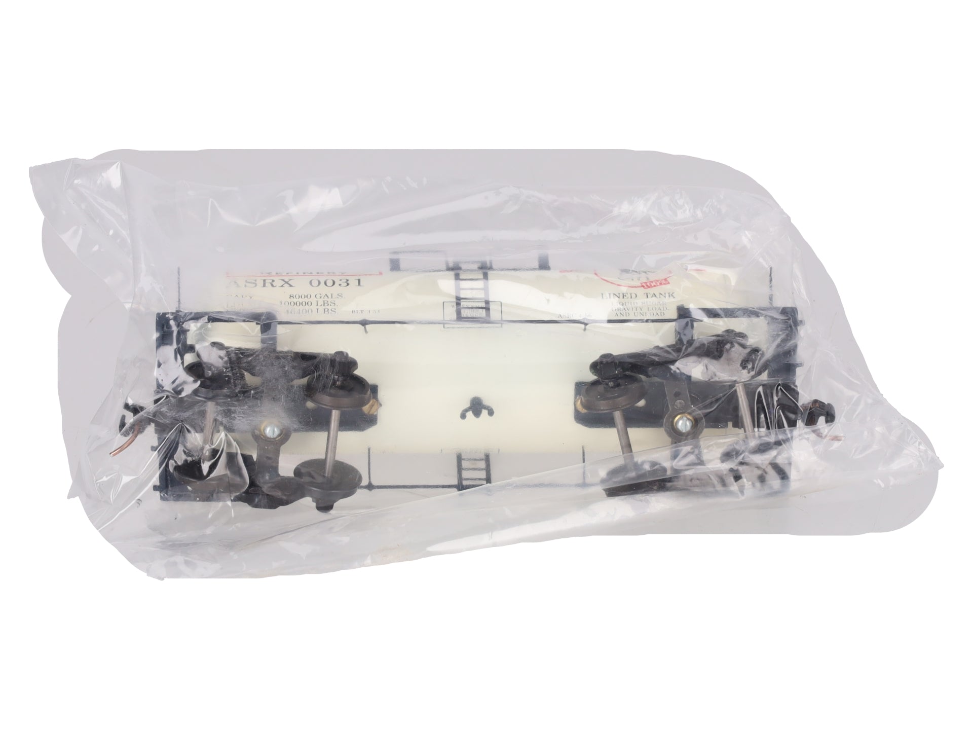 Downs Model RR 0031 S Scale Revere Sugar Company Tank Car 