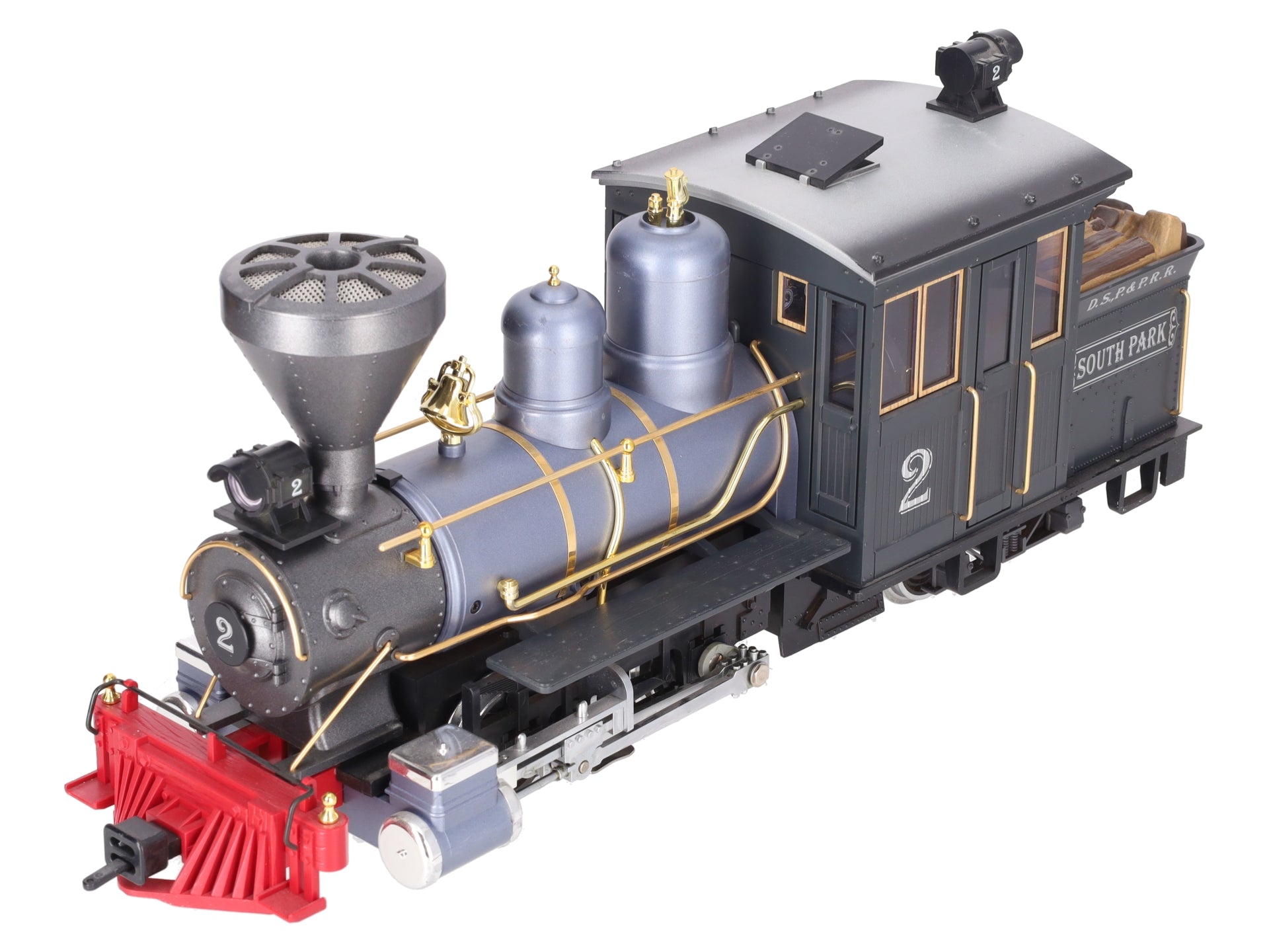 LGB 21252 G Denver, South Park & Pacific Forney Steam Locomotive #2 w/Sound EX/Box