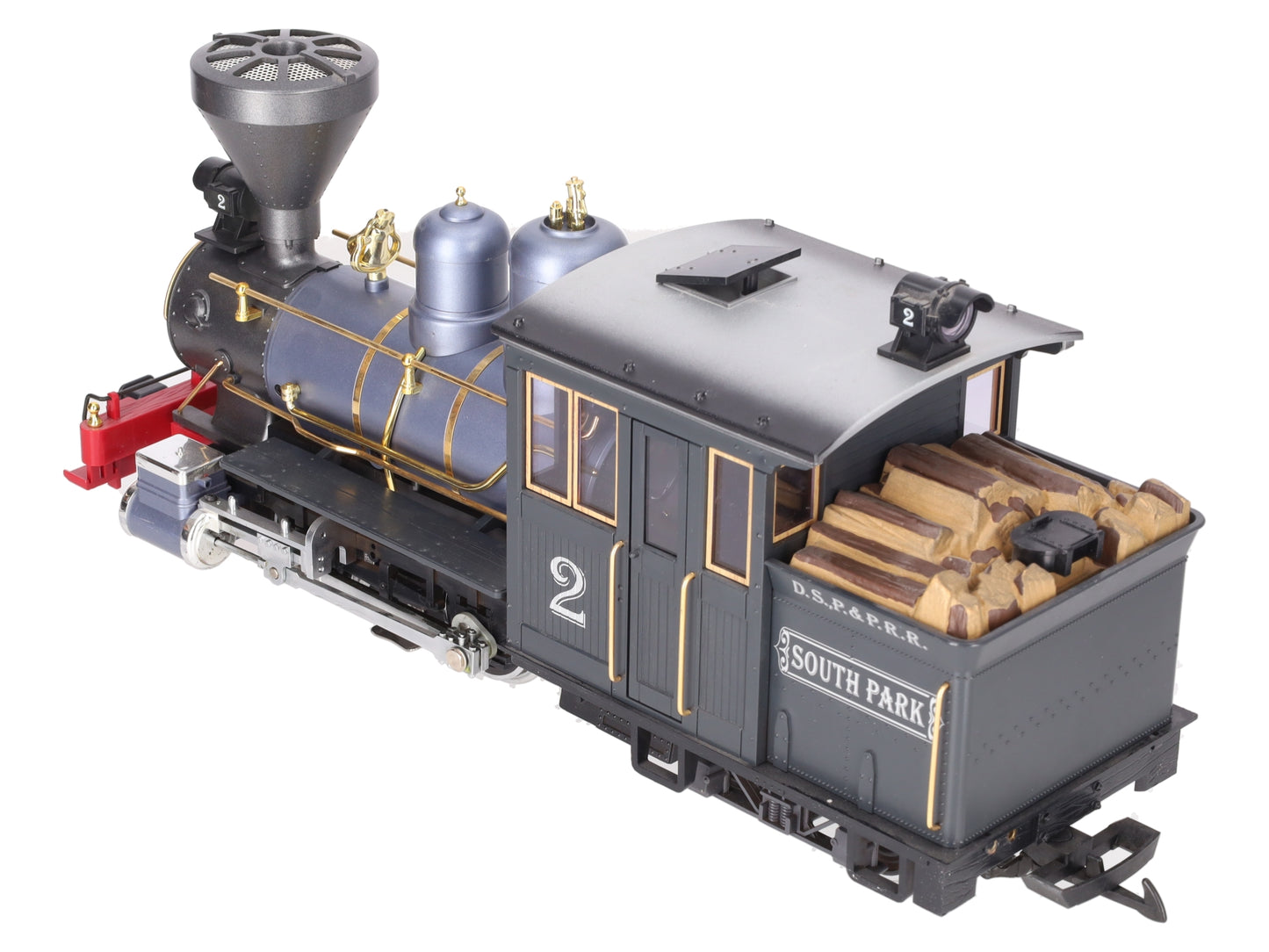 LGB 21252 G Denver, South Park & Pacific Forney Steam Locomotive #2 w/Sound EX/Box