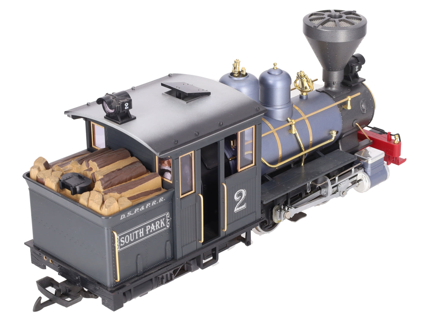 LGB 21252 G Denver, South Park & Pacific Forney Steam Locomotive #2 w/Sound EX/Box