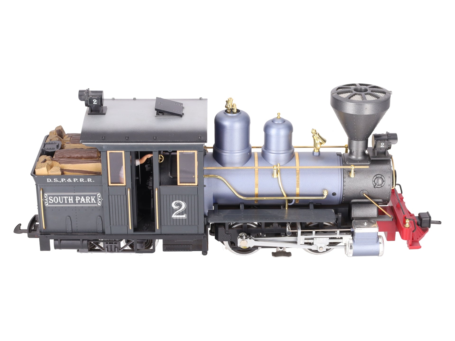 LGB 21252 G Denver, South Park & Pacific Forney Steam Locomotive #2 w/Sound EX/Box