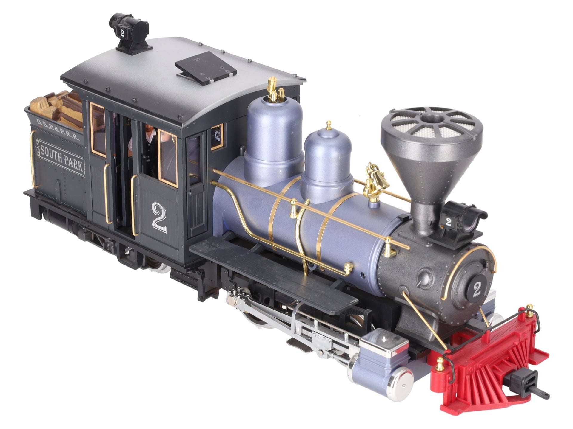 LGB 21252 G Denver, South Park & Pacific Forney Steam Locomotive #2 w/Sound EX/Box