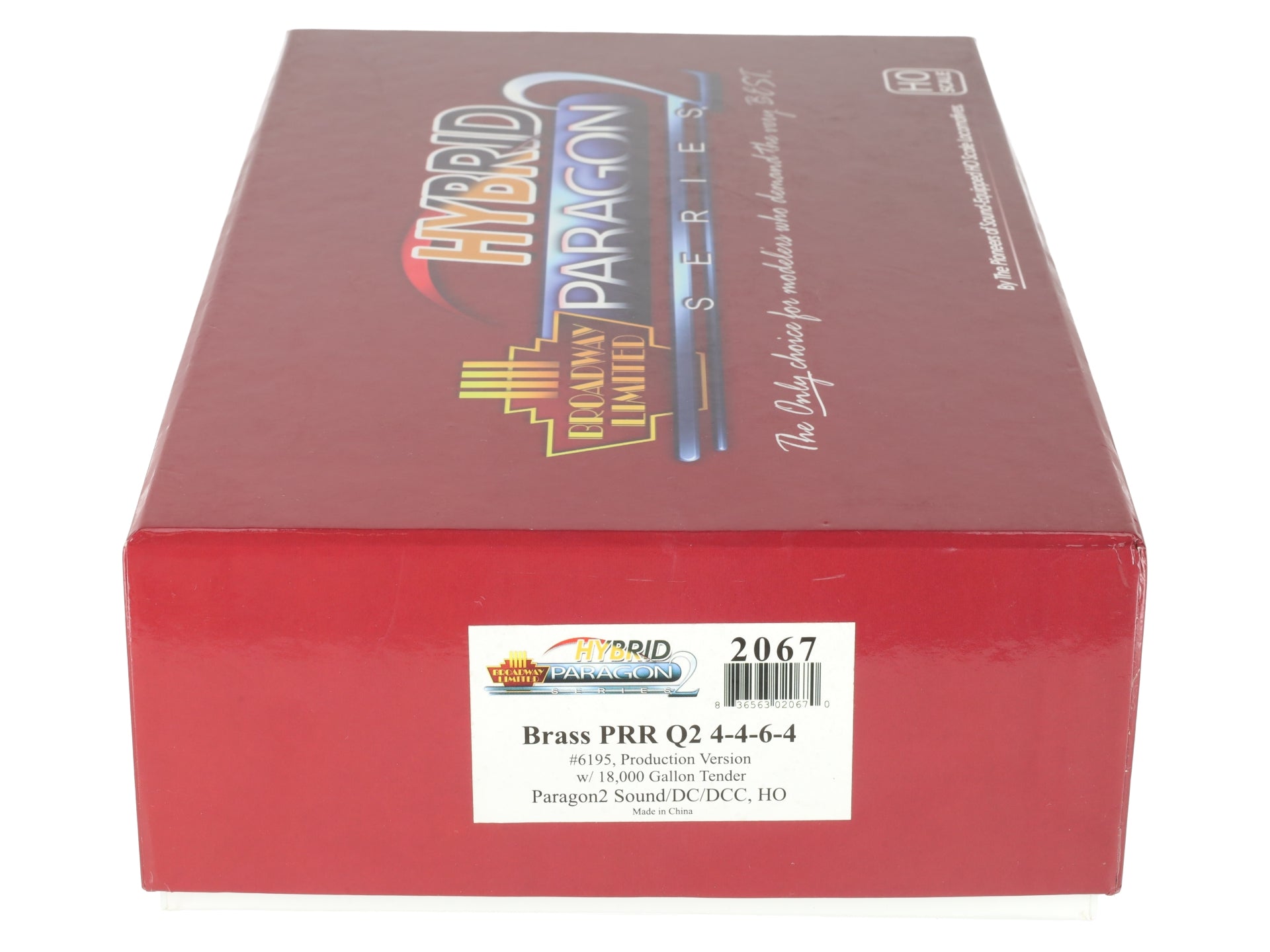 Broadway Limited Brass 2067 HO Pennsylvania Steam Q2 4-4-6-4 #6195 EX/Box