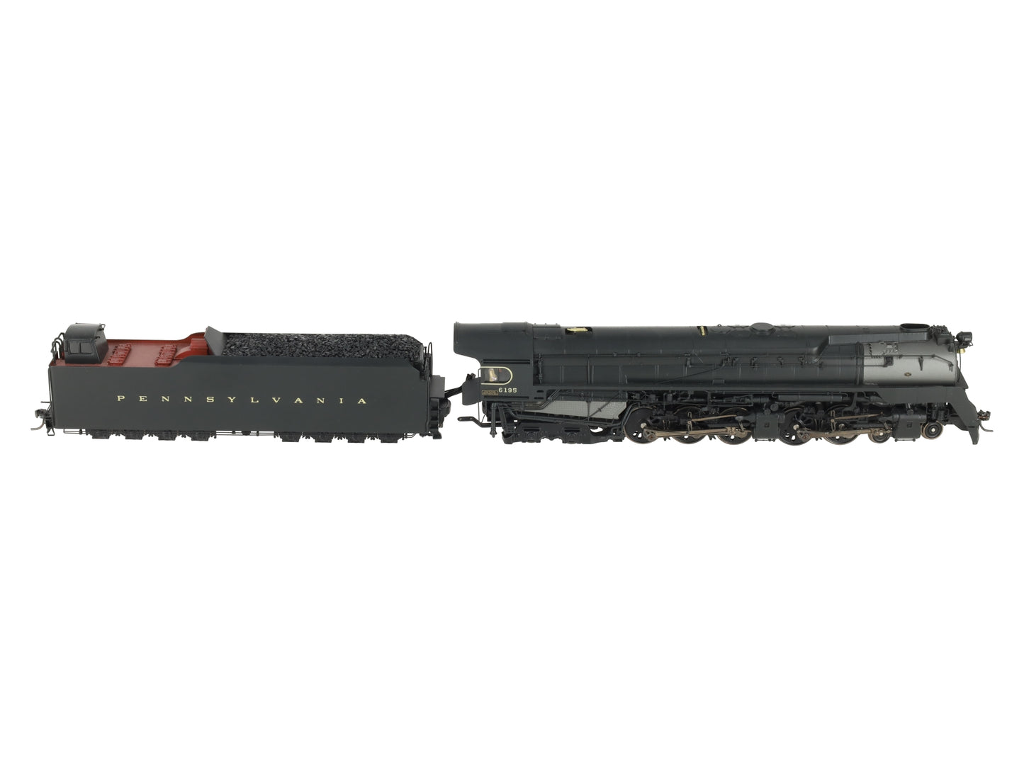Broadway Limited Brass 2067 HO Pennsylvania Steam Q2 4-4-6-4 #6195 EX/Box