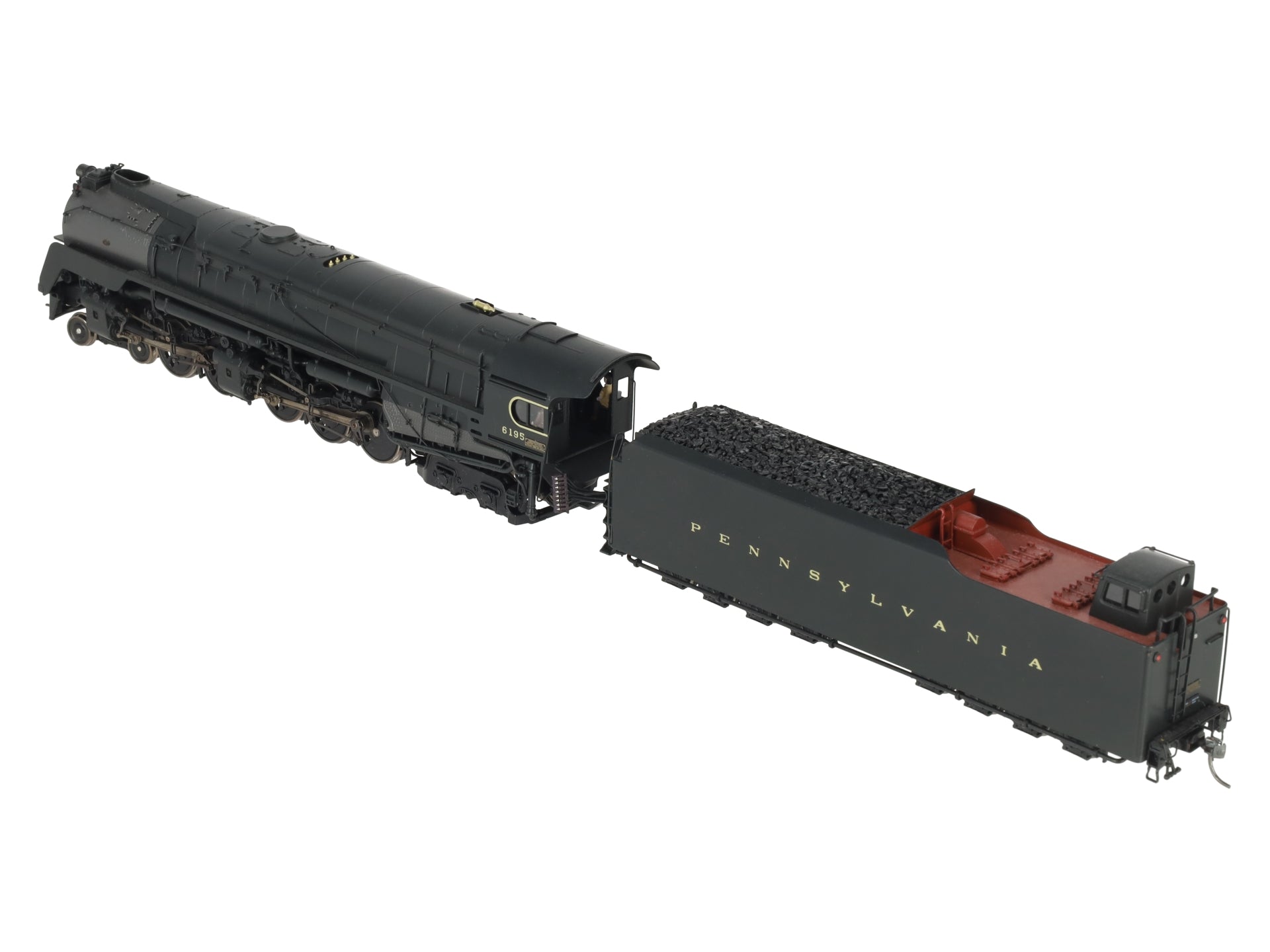 Broadway Limited Brass 2067 HO Pennsylvania Steam Q2 4-4-6-4 #6195 EX/Box