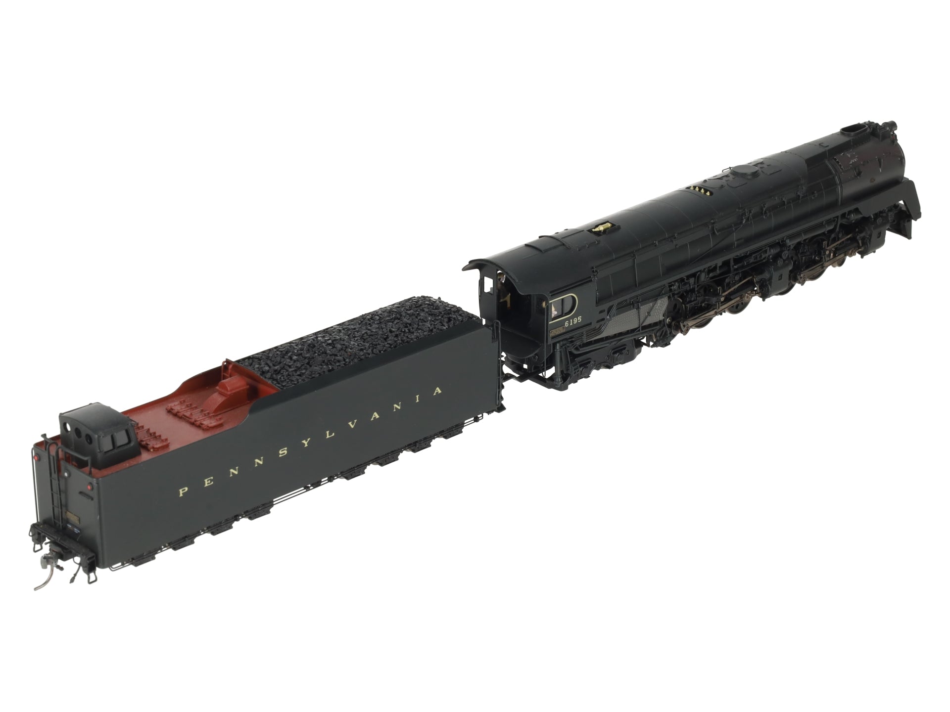 Broadway Limited Brass 2067 HO Pennsylvania Steam Q2 4-4-6-4 #6195 EX/Box