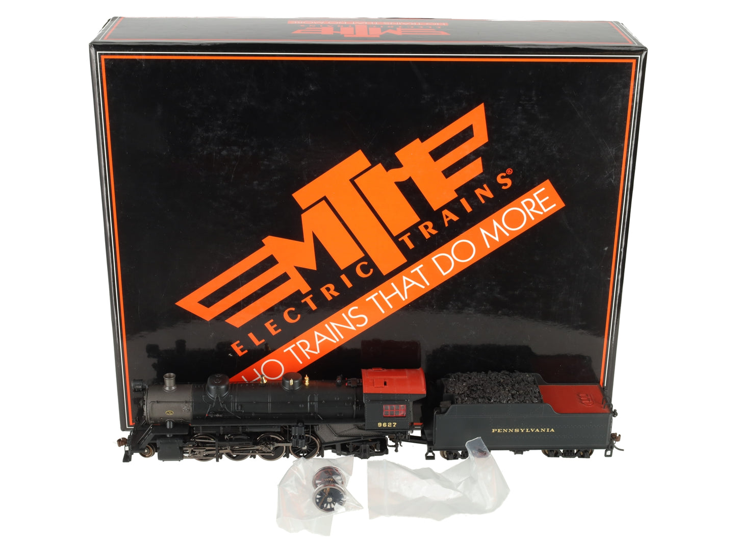 MTH 80-3141-1 HO Pennsylvania USRA 2-8-2 Light Mikado Loco & Tender w/ PS 3.0 LN/Box