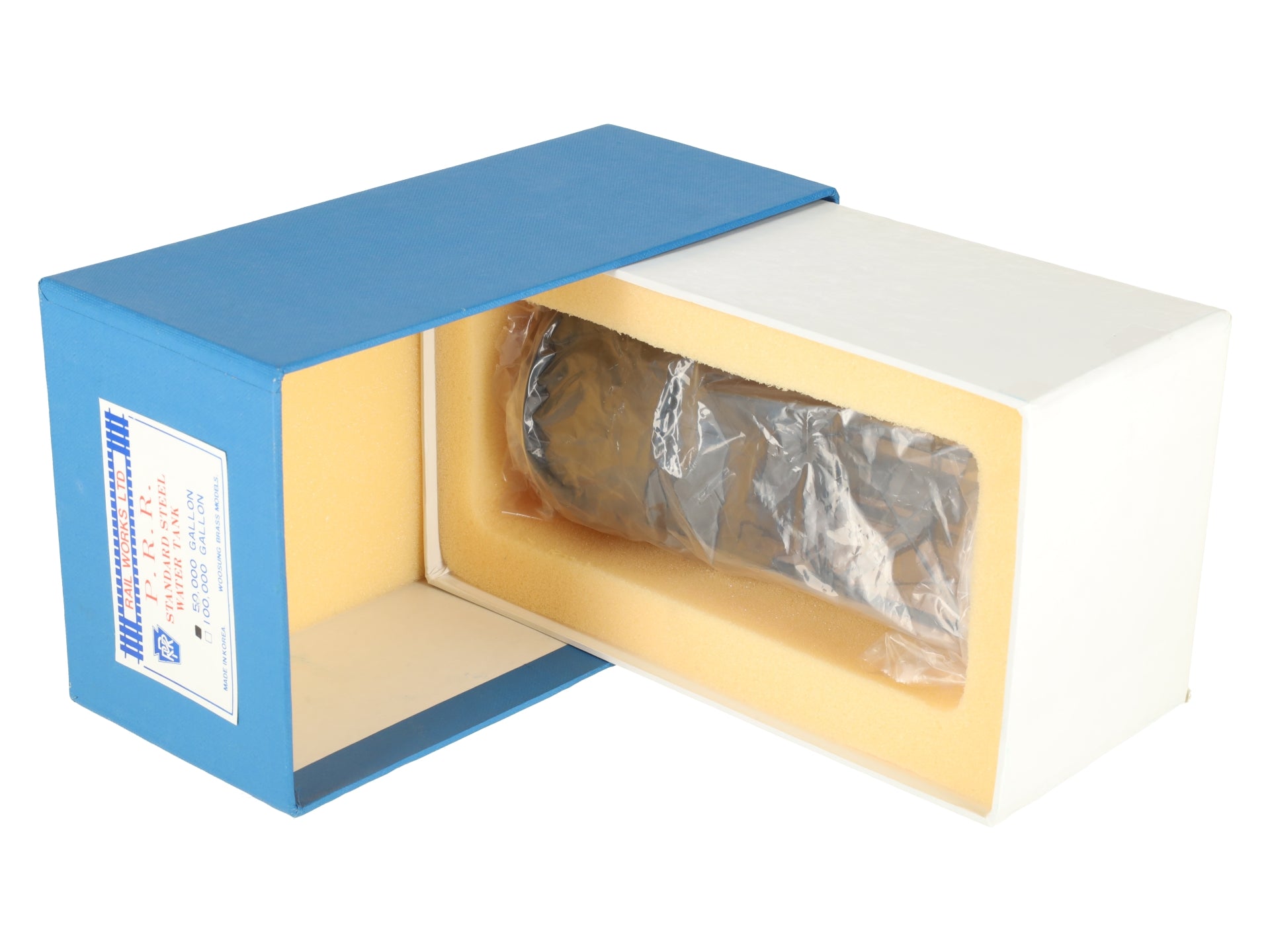 Railworks HO Scale BRASS PRR 50,000 Gallon Standard Steel Water Tank-Custom LN/Box