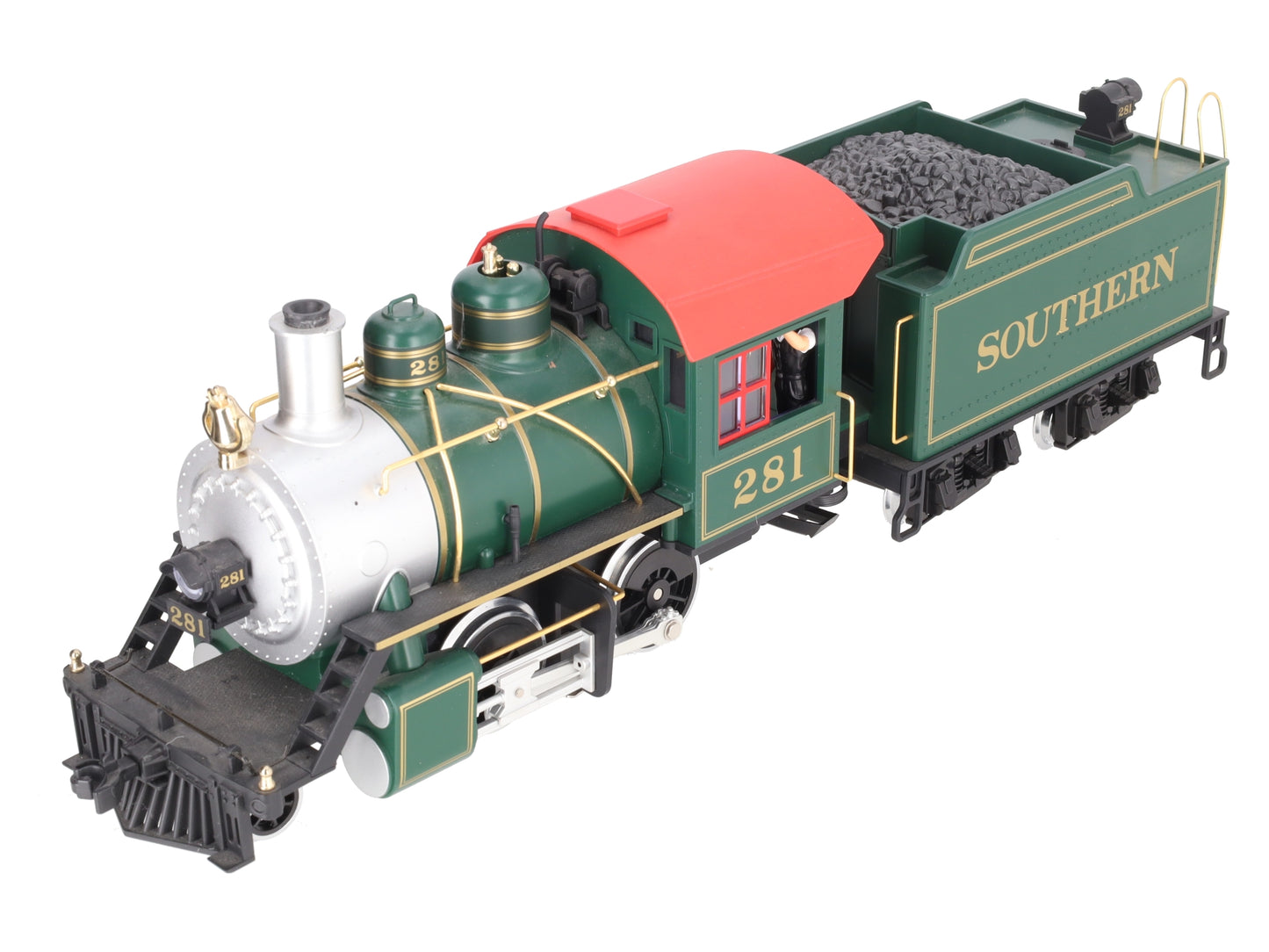LGB 21232 G Scale Southern 2-4-0 Steam Locomotive & Tender #281 EX/Box