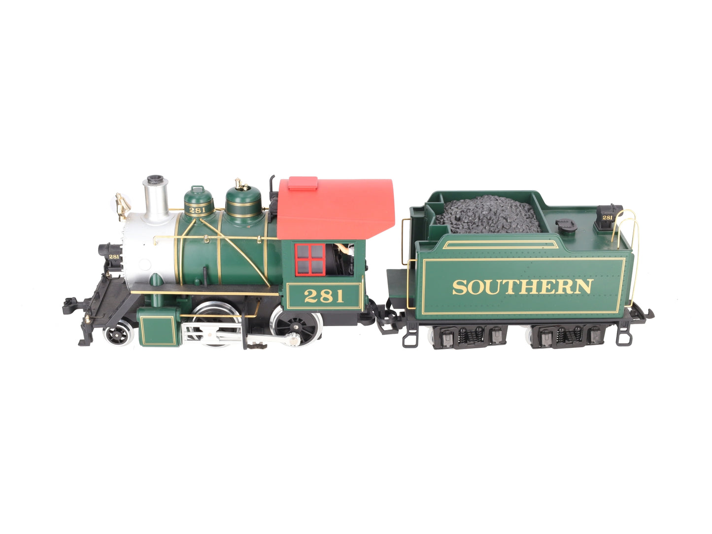 LGB 21232 G Scale Southern 2-4-0 Steam Locomotive & Tender #281 EX/Box