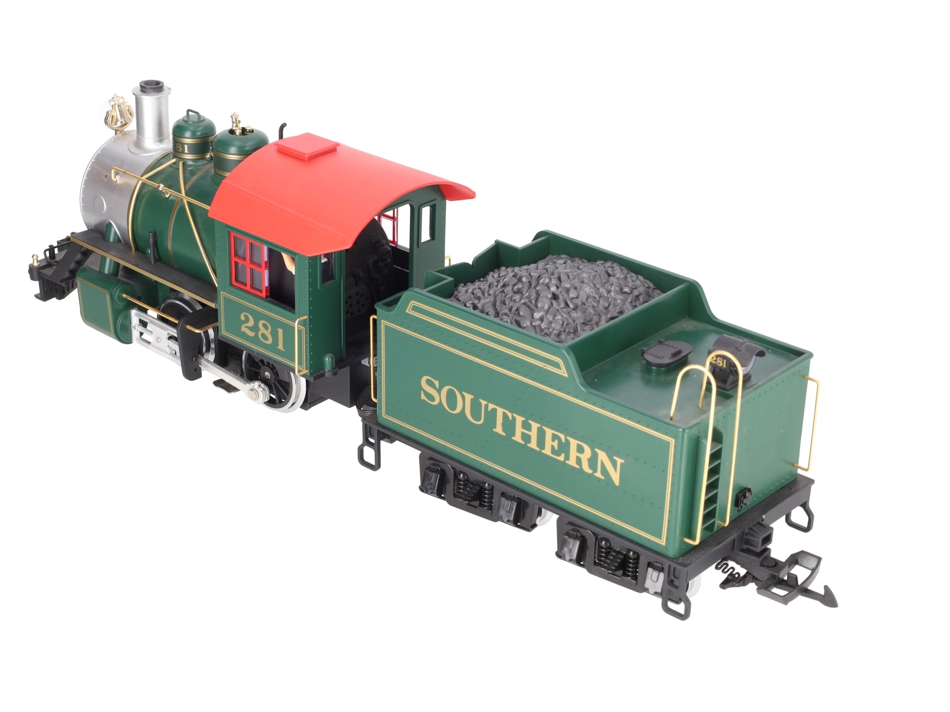 LGB 21232 G Scale Southern 2-4-0 Steam Locomotive & Tender #281 EX/Box