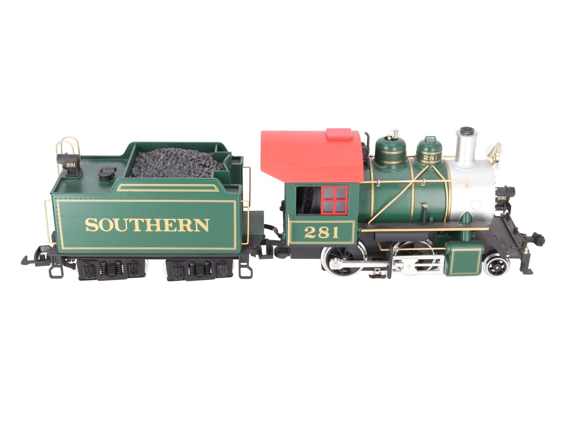 LGB 21232 G Scale Southern 2-4-0 Steam Locomotive & Tender #281 EX/Box