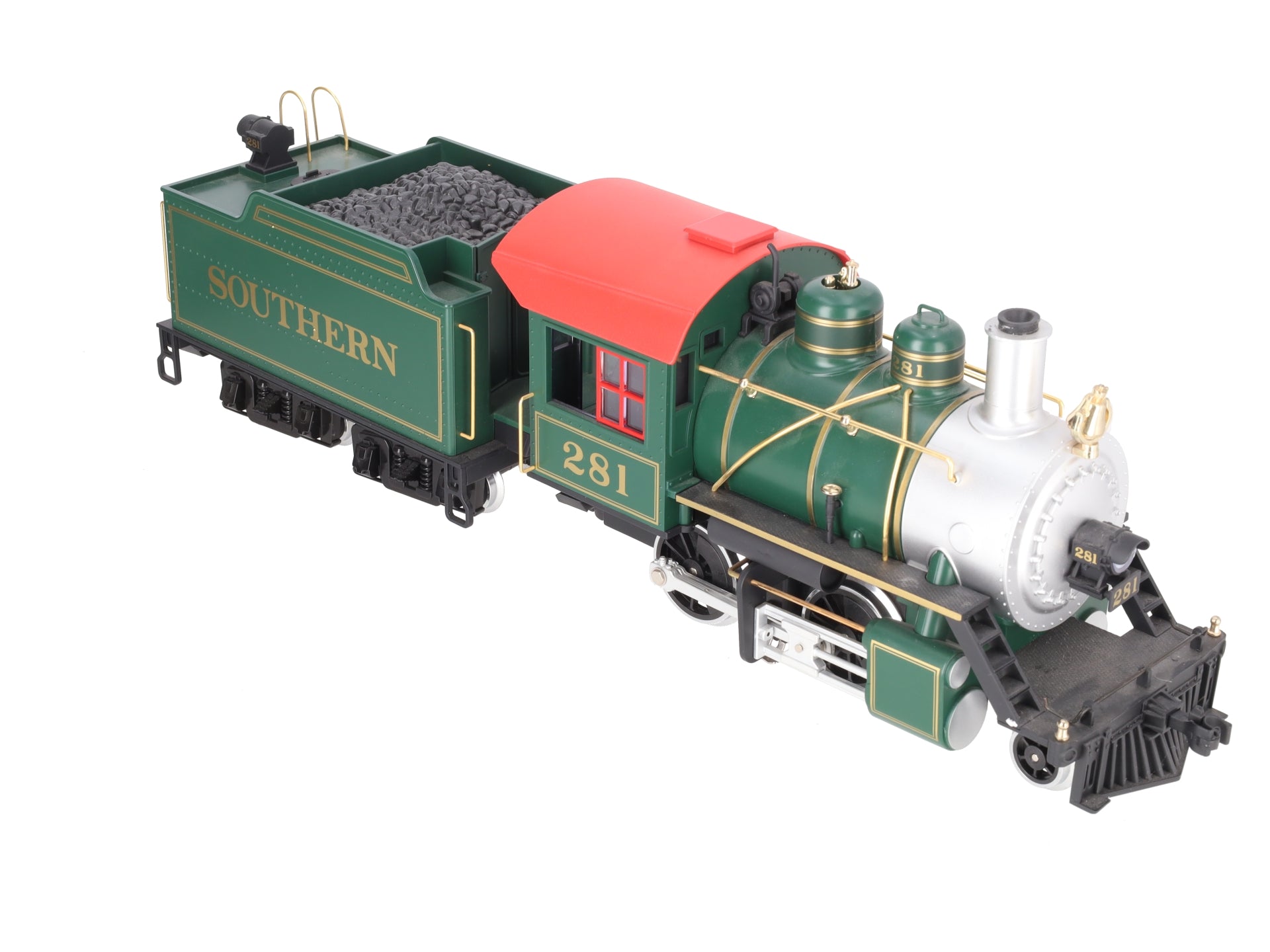 LGB 21232 G Scale Southern 2-4-0 Steam Locomotive & Tender #281 EX/Box