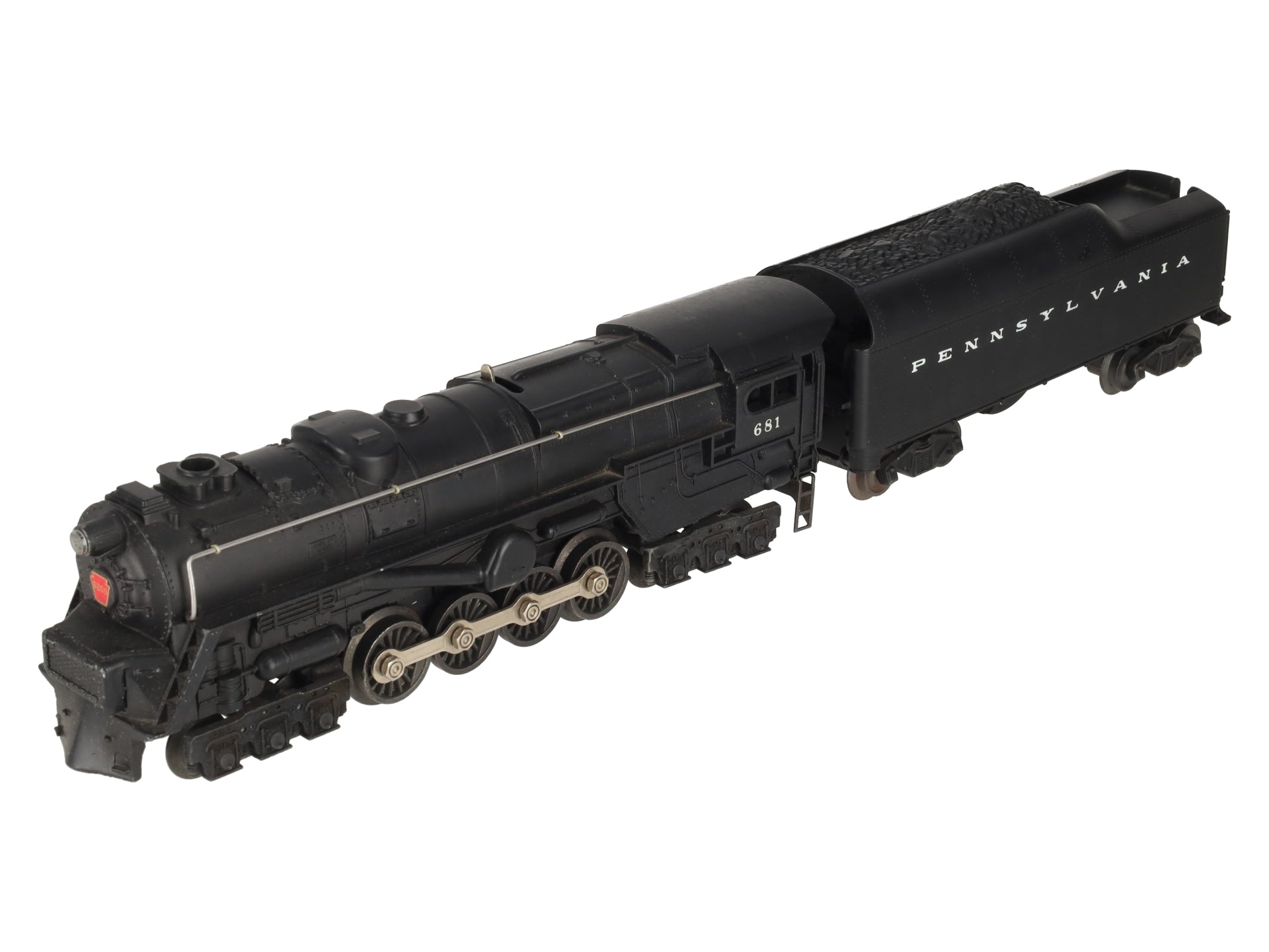 Lionel 681 Vintage O 6-8-6 Die-Cast S2 Steam Turbine Loco w/2046W-50 Tender VG