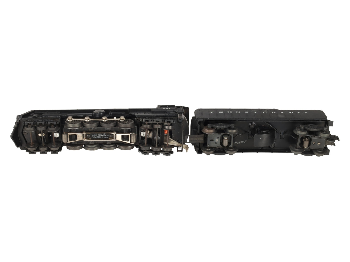 Lionel 681 Vintage O 6-8-6 Die-Cast S2 Steam Turbine Loco w/2046W-50 Tender VG