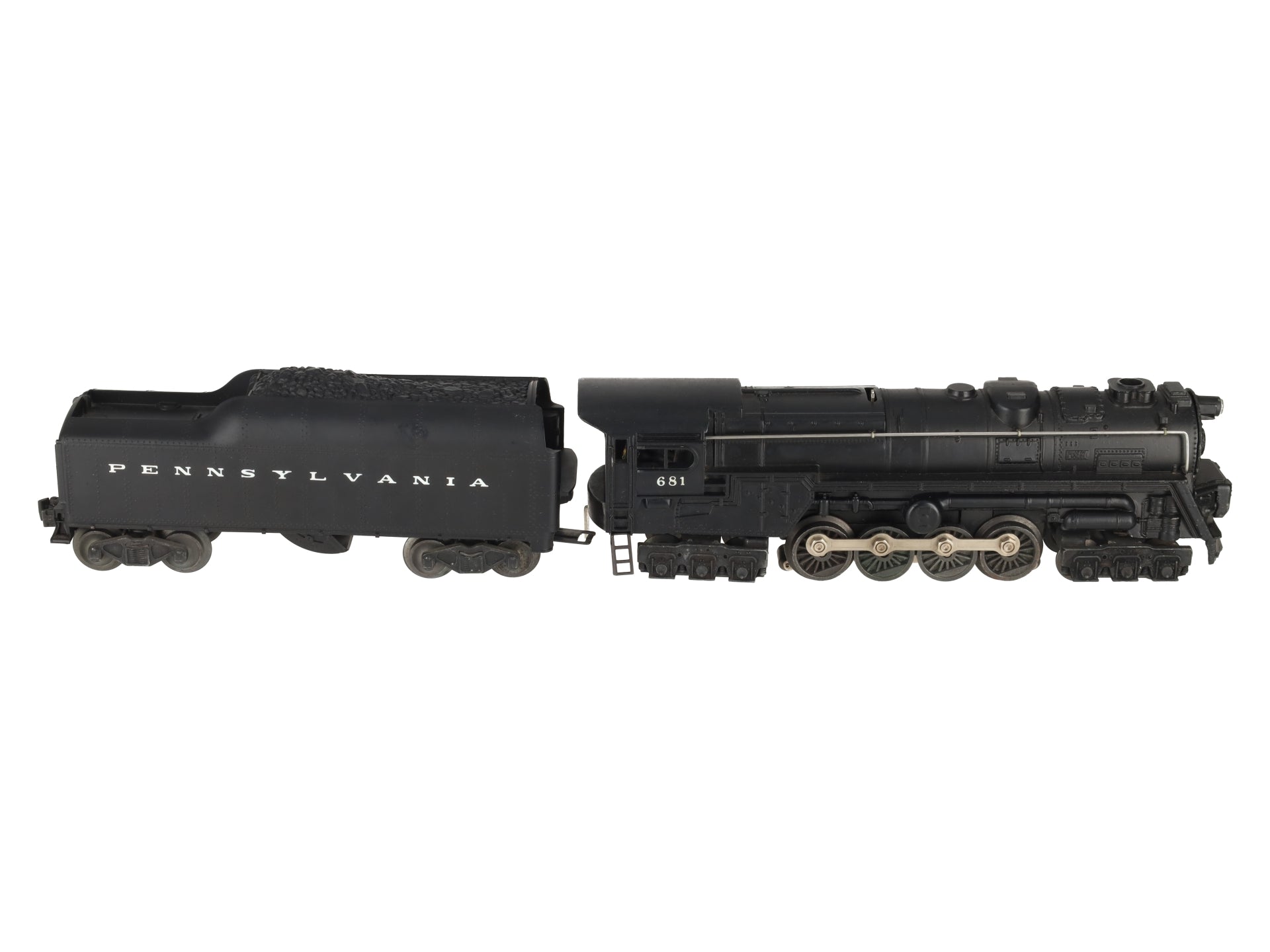Lionel 681 Vintage O 6-8-6 Die-Cast S2 Steam Turbine Loco w/2046W-50 Tender VG