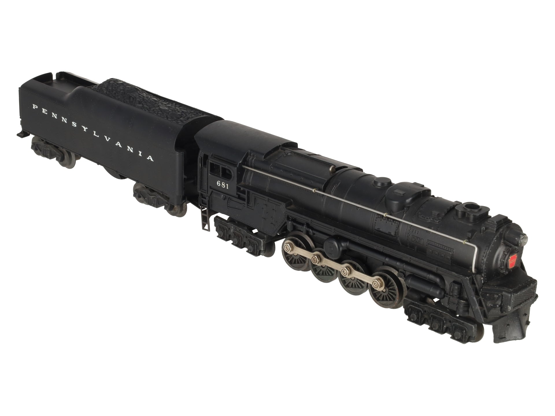 Lionel 681 Vintage O 6-8-6 Die-Cast S2 Steam Turbine Loco w/2046W-50 Tender VG
