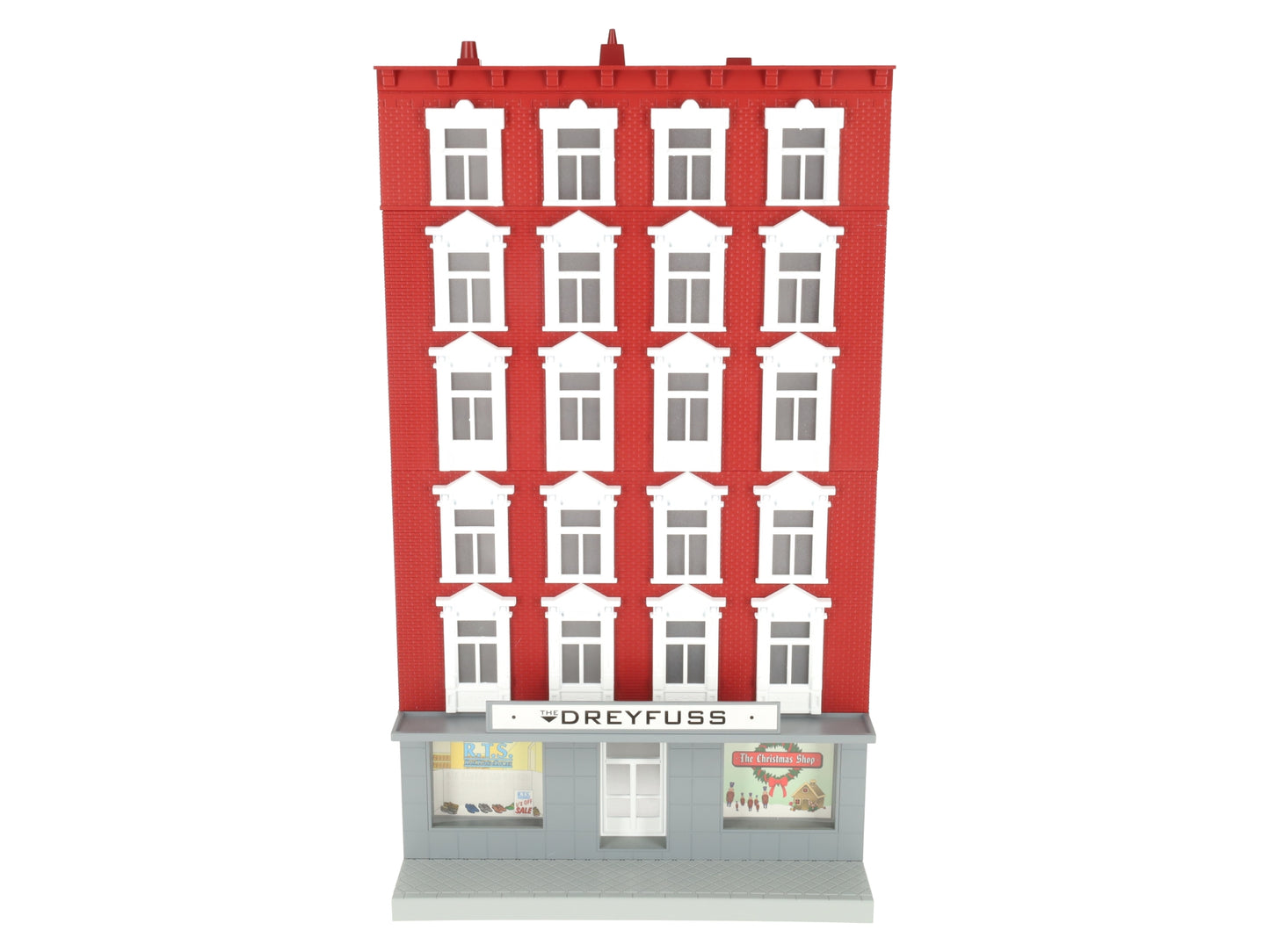 MTH 30-9077 O Assembled Dreyfuss 6-Story Building LN/Box