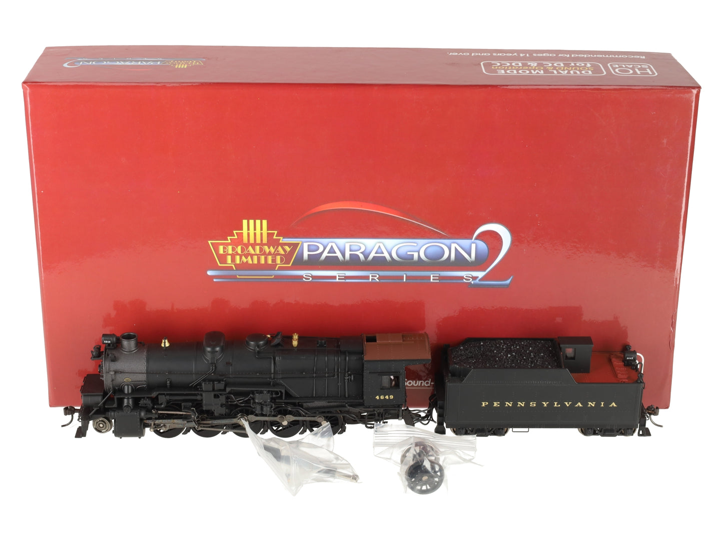 Broadway Limited 2050 HO Pennsylvania Steam I1sa 2-10-0, 90F82 Tender #4649 LN/Box