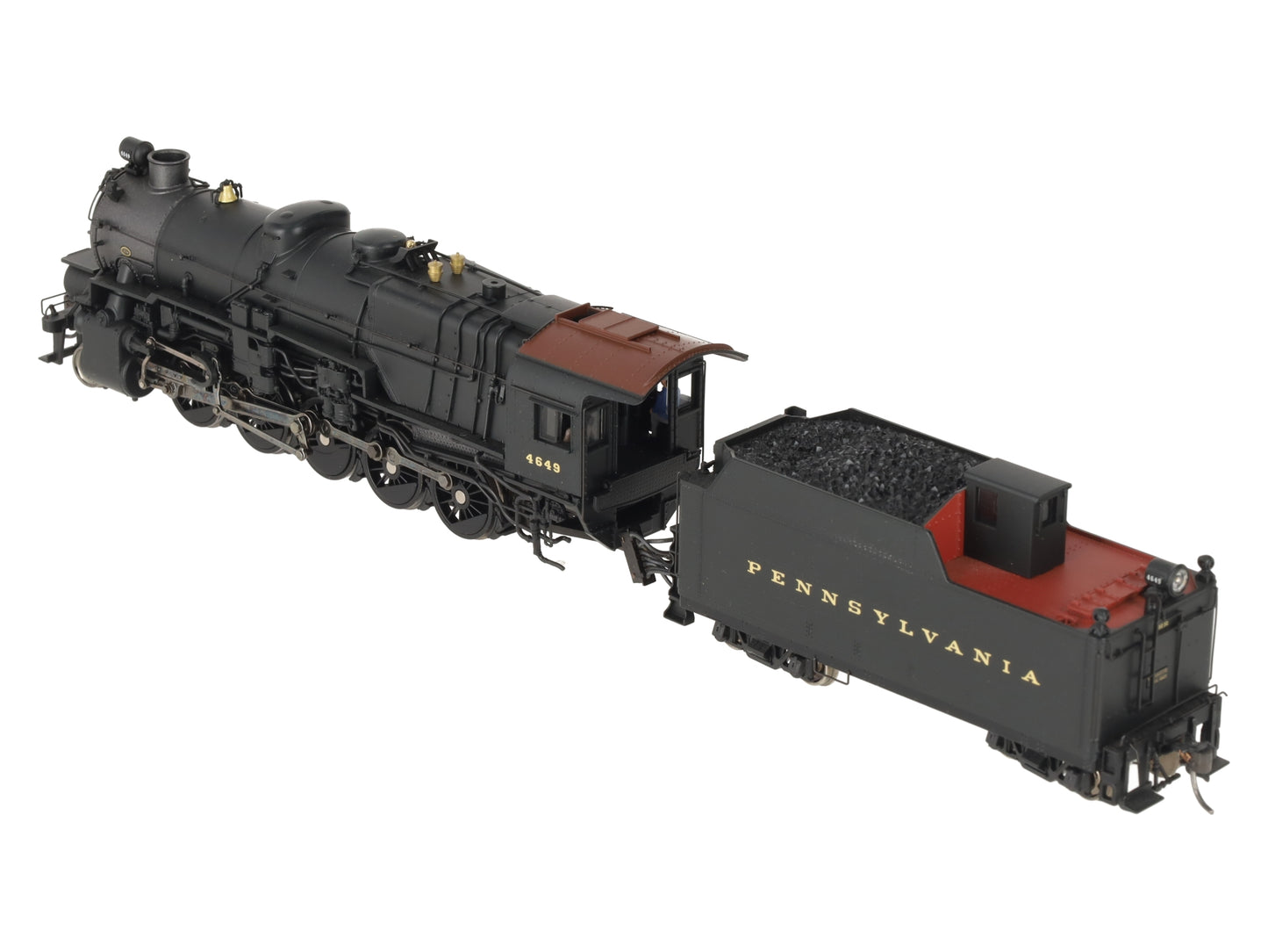 Broadway Limited 2050 HO Pennsylvania Steam I1sa 2-10-0, 90F82 Tender #4649 LN/Box