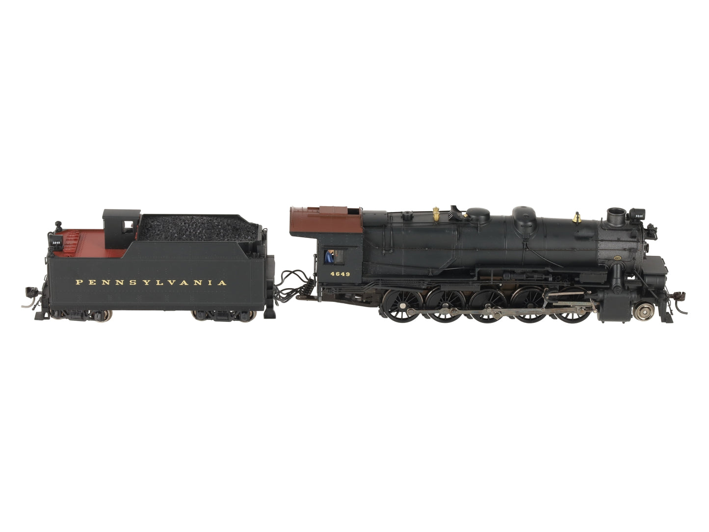 Broadway Limited 2050 HO Pennsylvania Steam I1sa 2-10-0, 90F82 Tender #4649 LN/Box